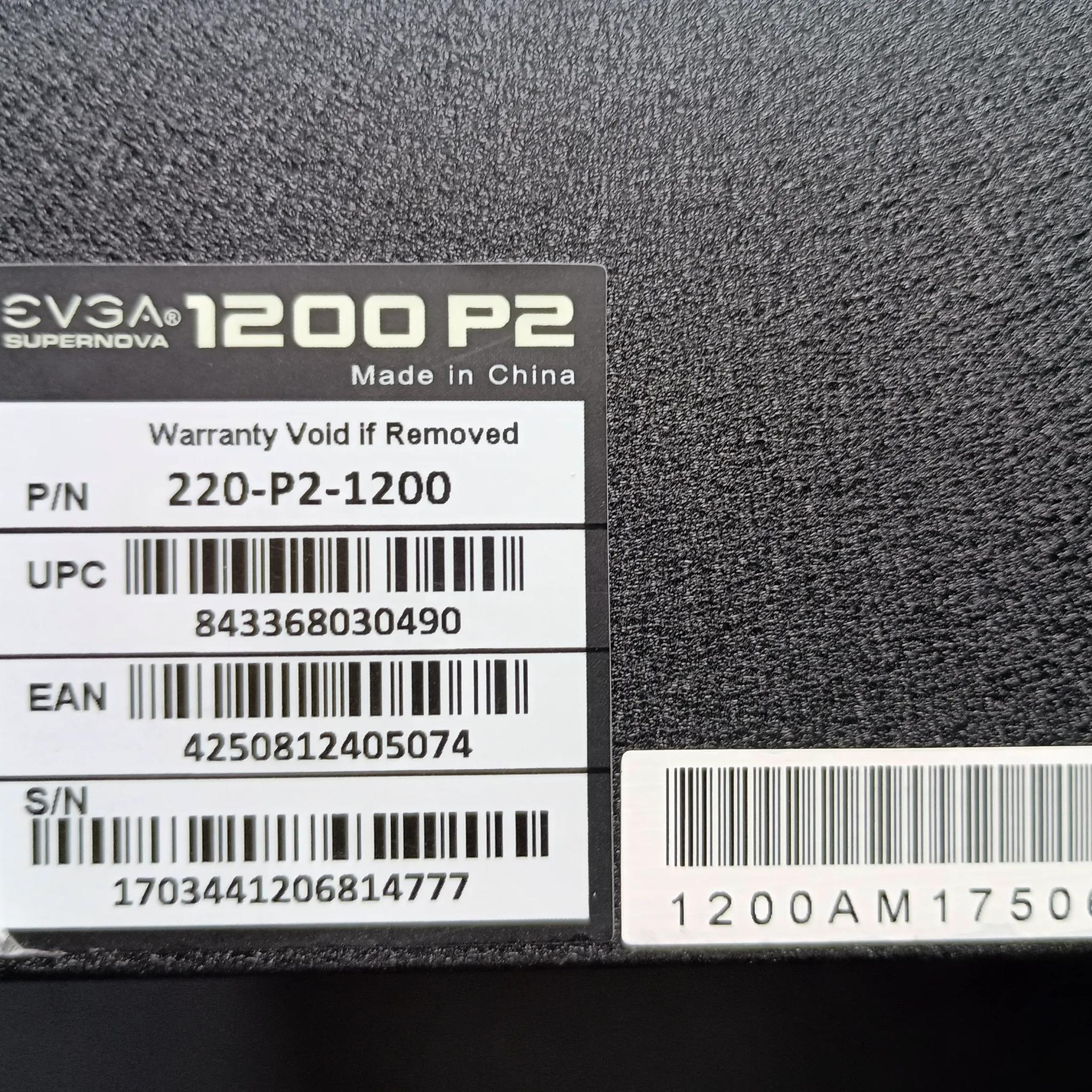 EVGA 1200P2 SuperNova modular 1200w Platinum PSU