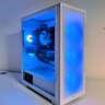 White Budget Gaming PC | Intel i3-12100F | Arc B570 10GB | 32GB RAM | 1TB NVMe SSD | RGB