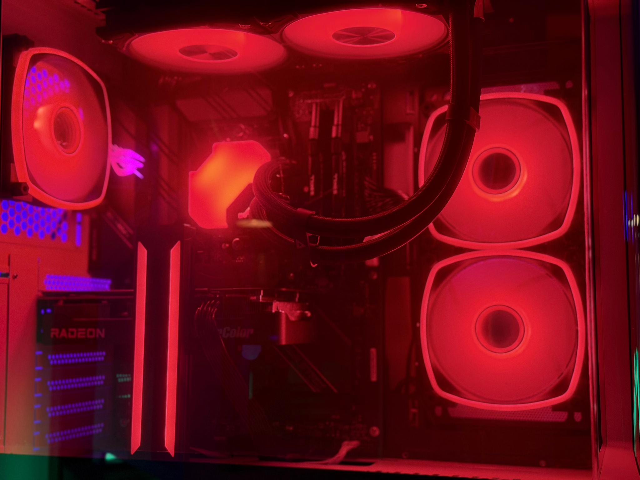 🔥 New RGB Gaming PC Ryzen 5 RX 9060 XT 32GB RAM Liquid Cooled Fast 1TB NVMe Ready to Play
