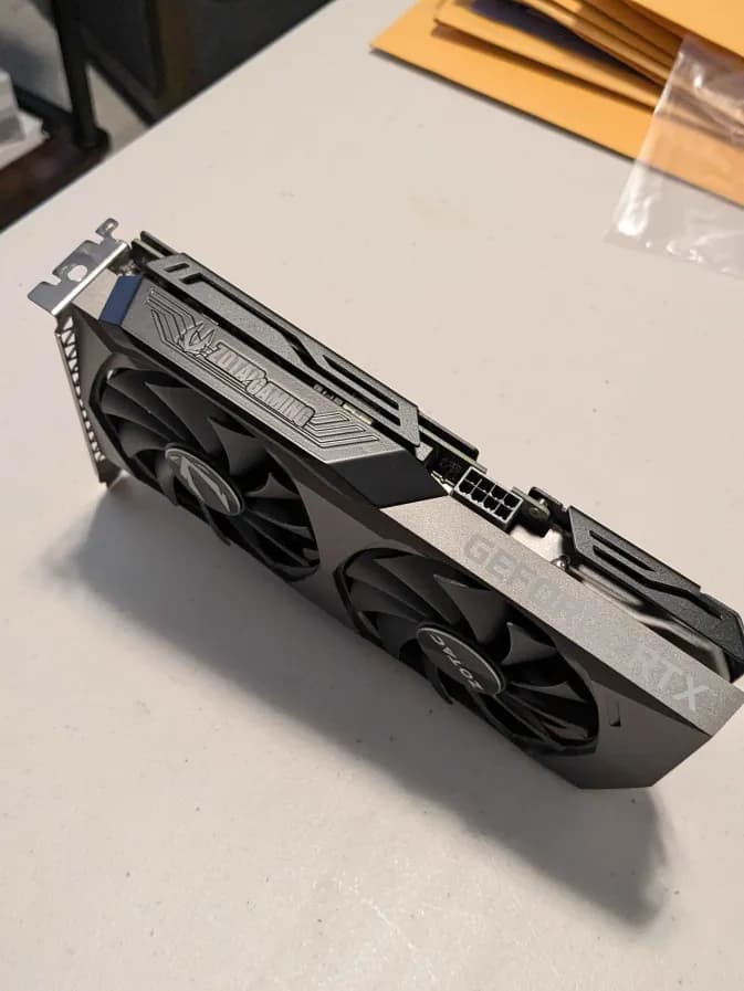 Nvidia GeForce RTX 3060 Ti 8GB Zotac Twin Edge OC (one year used, original box)