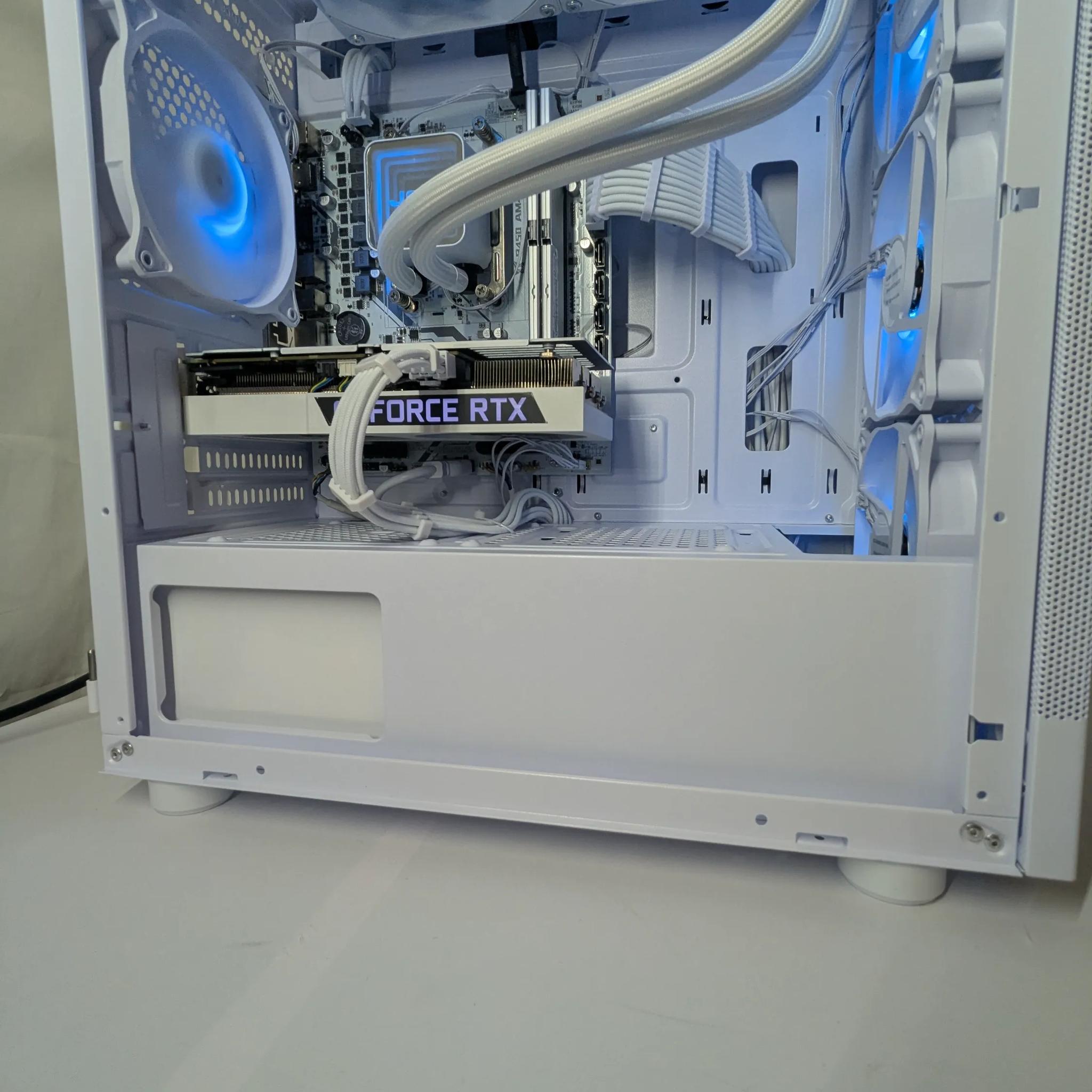 🔥 Whiteout Gaming Beast – RTX 3060Ti | 16GB DDR4 | 240mm AIO 🔥