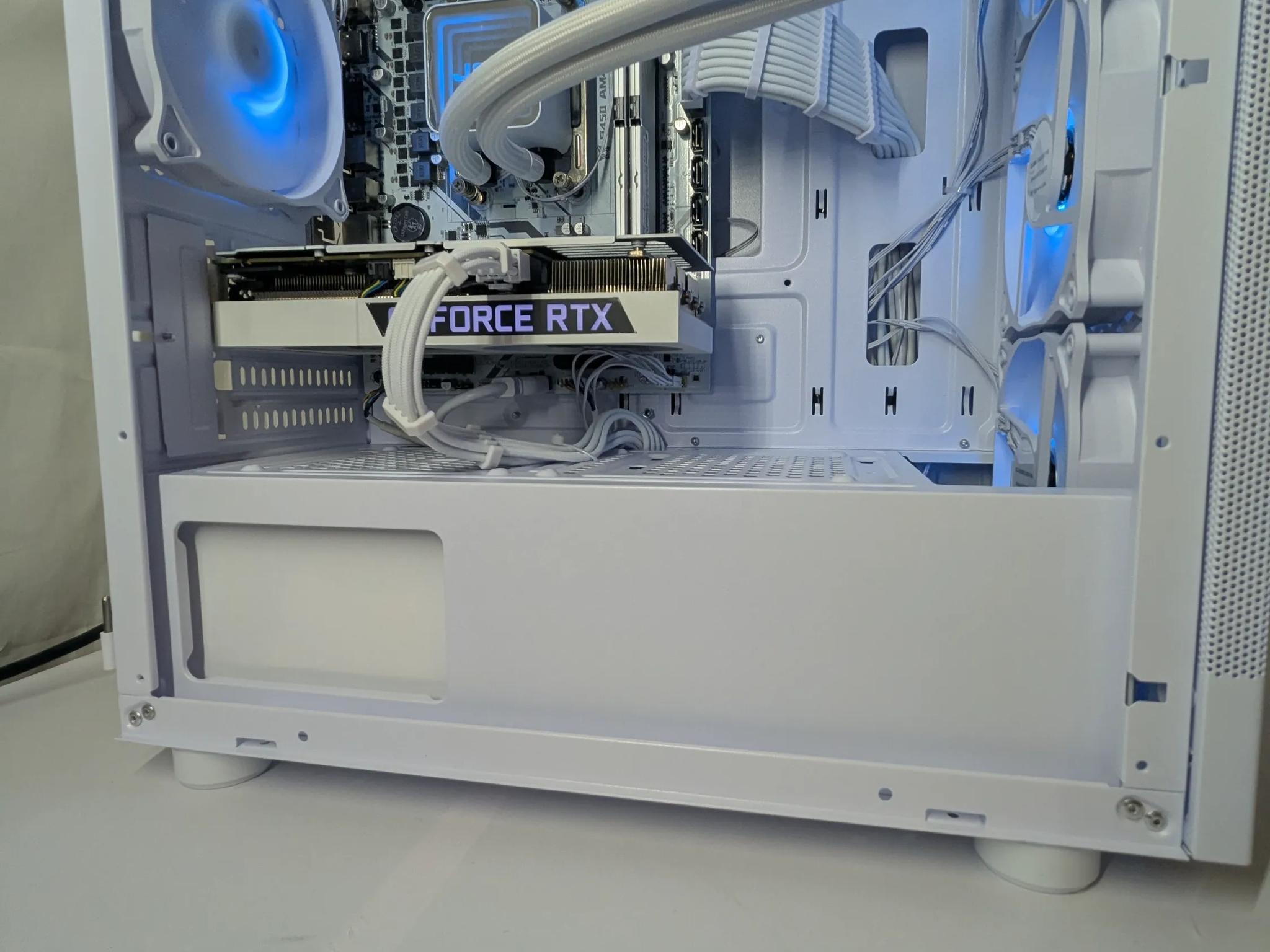 🔥 Whiteout Gaming Beast – RTX 3060Ti | 16GB DDR4 | 240mm AIO 🔥