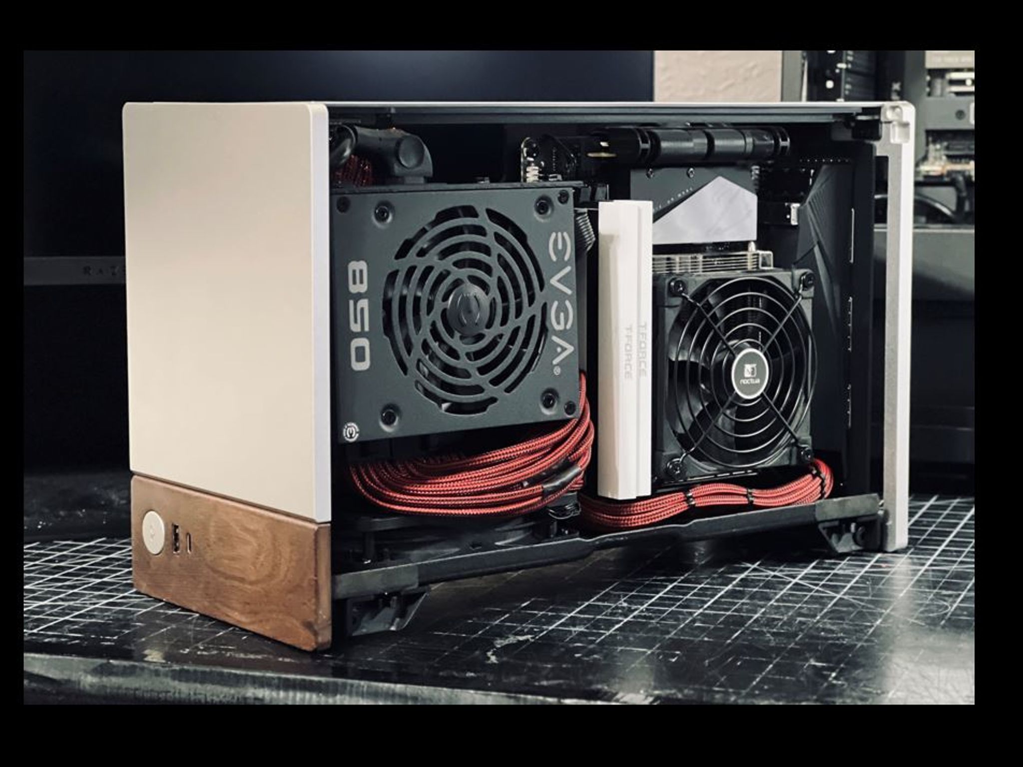 New ITX build - Fractal Terra with 5800X3D, 6950 XT, 16GB RAM, 2TB NVMe, full custom cables