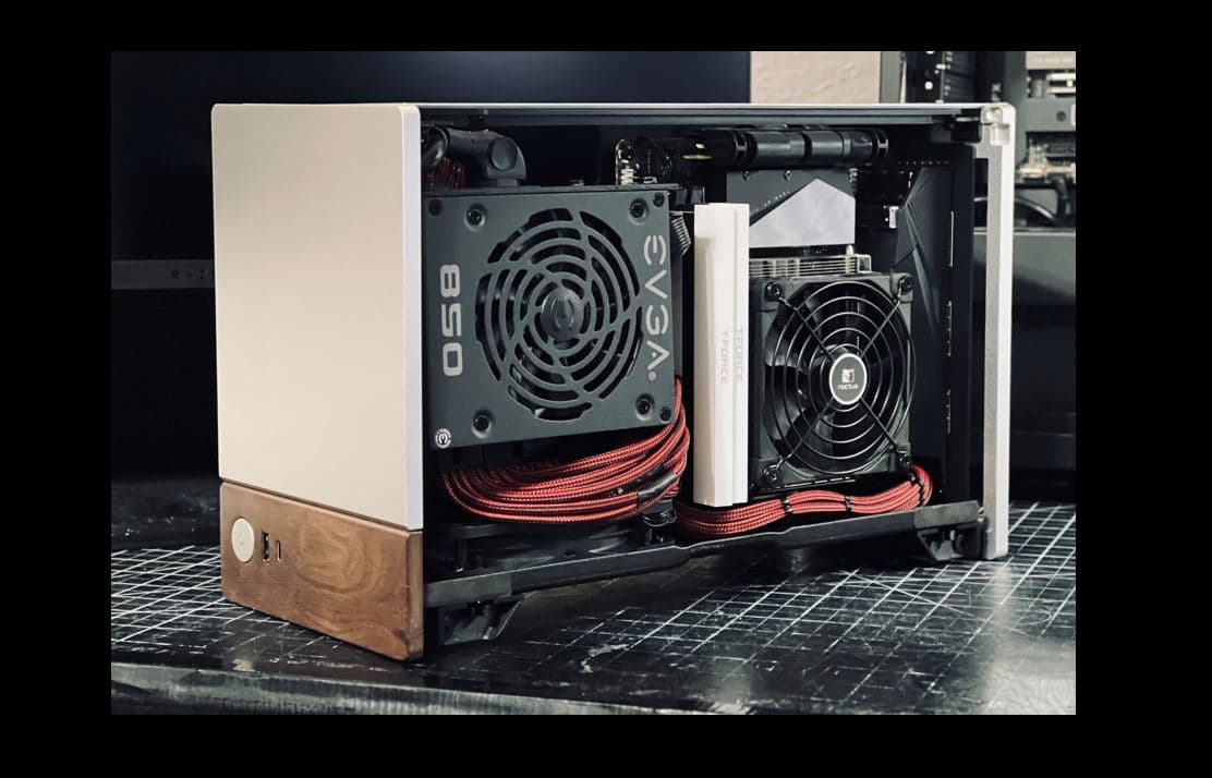 New ITX build - Fractal Terra with 5800X3D, 6950 XT, 16GB RAM, 2TB NVMe, full custom cables