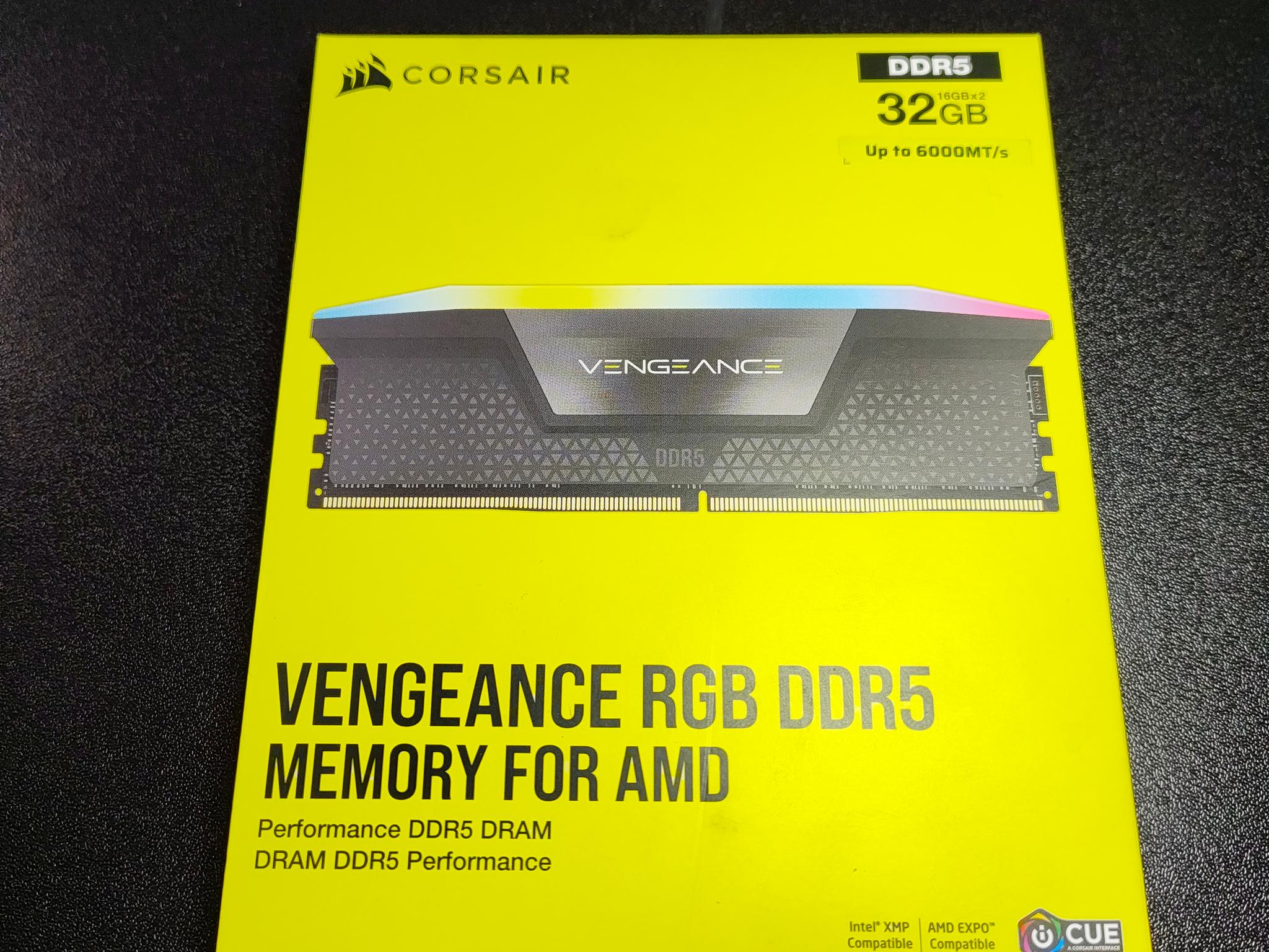 Corsair Vengance RGB DDR5 Memory