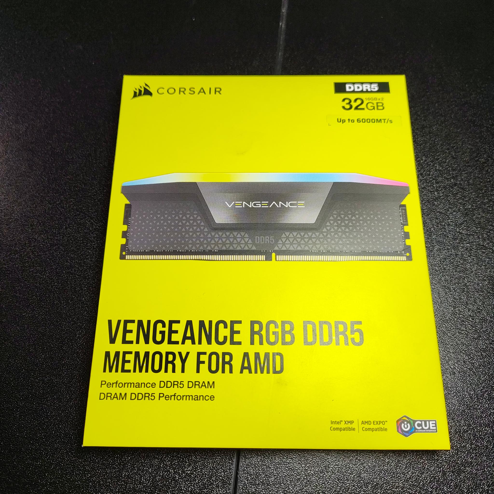 Corsair Vengance RGB DDR5 Memory