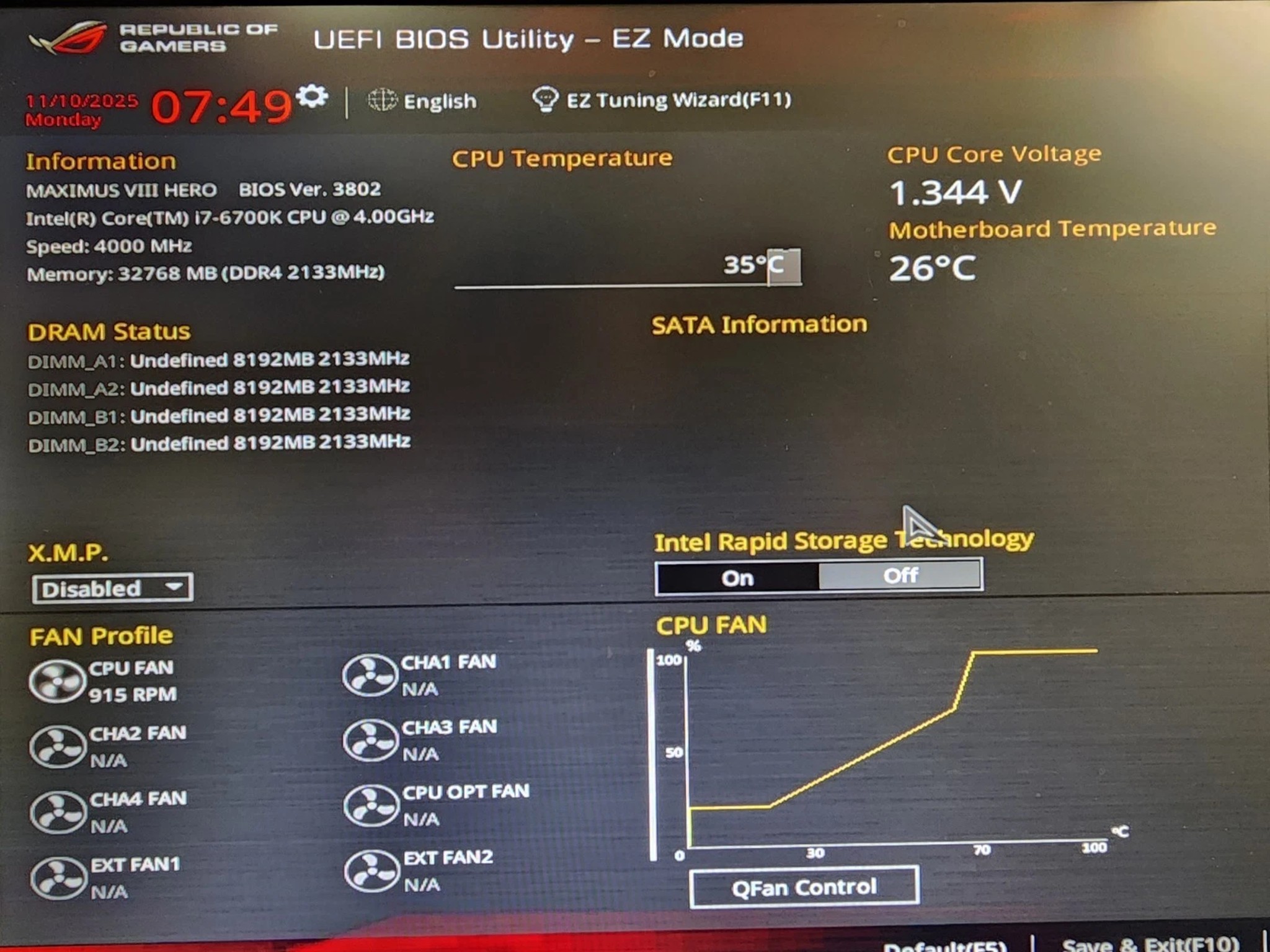 UPDATED BIOS ASUS MAXIMUS VIII HERO DDR4 LGA1151 ATX Motherboard