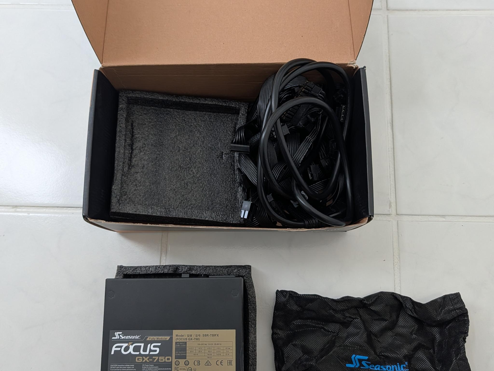 SeaSonic FOCUS GX-750 Watt Gold Power Supply