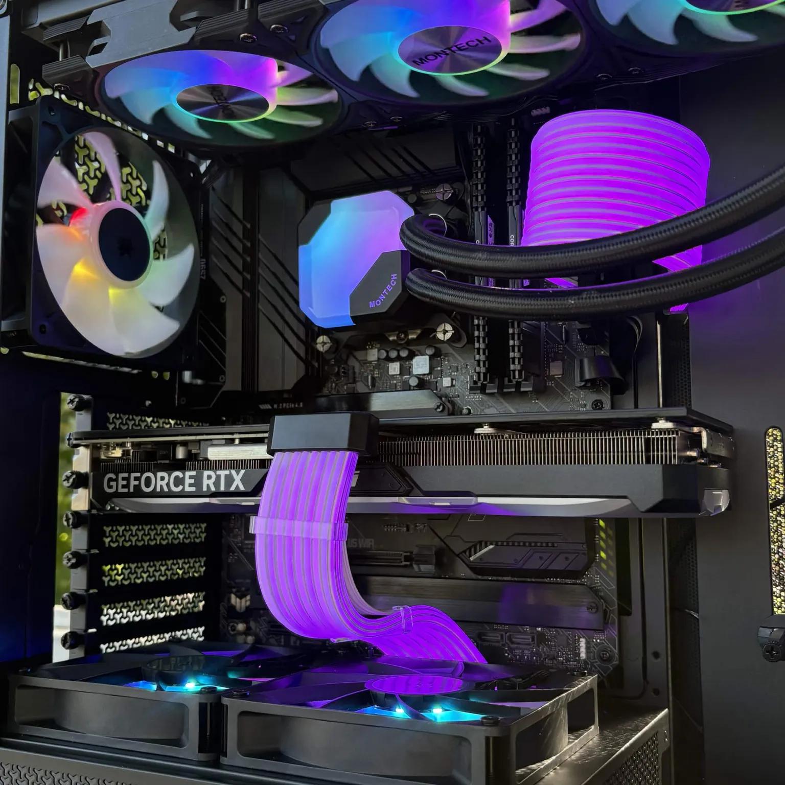 Black Cat Customs Nightfang – RTX 4070 SUPER – Intel i7-11700 – 32GB RAM – 1TB NVMe