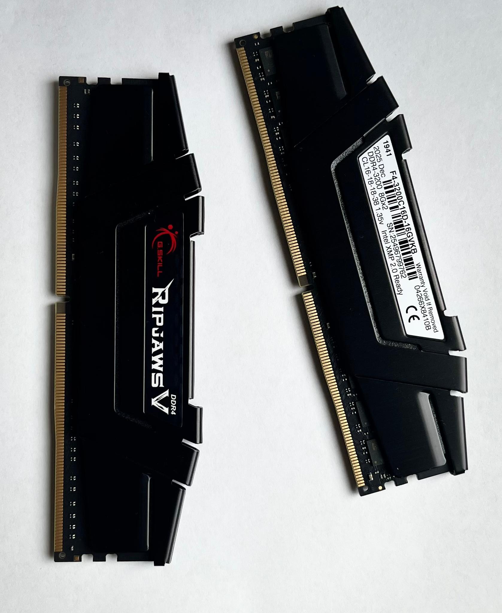 BRAND NEW G.Skill 16GB 2x8 DDR4 - 3200mhz CL16