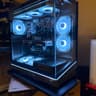 ❄️ GLACIER | RX 9070 GRE 12GB • Ryzen 7 5800X • 32GB • WiFi 6 • 360mm AIO