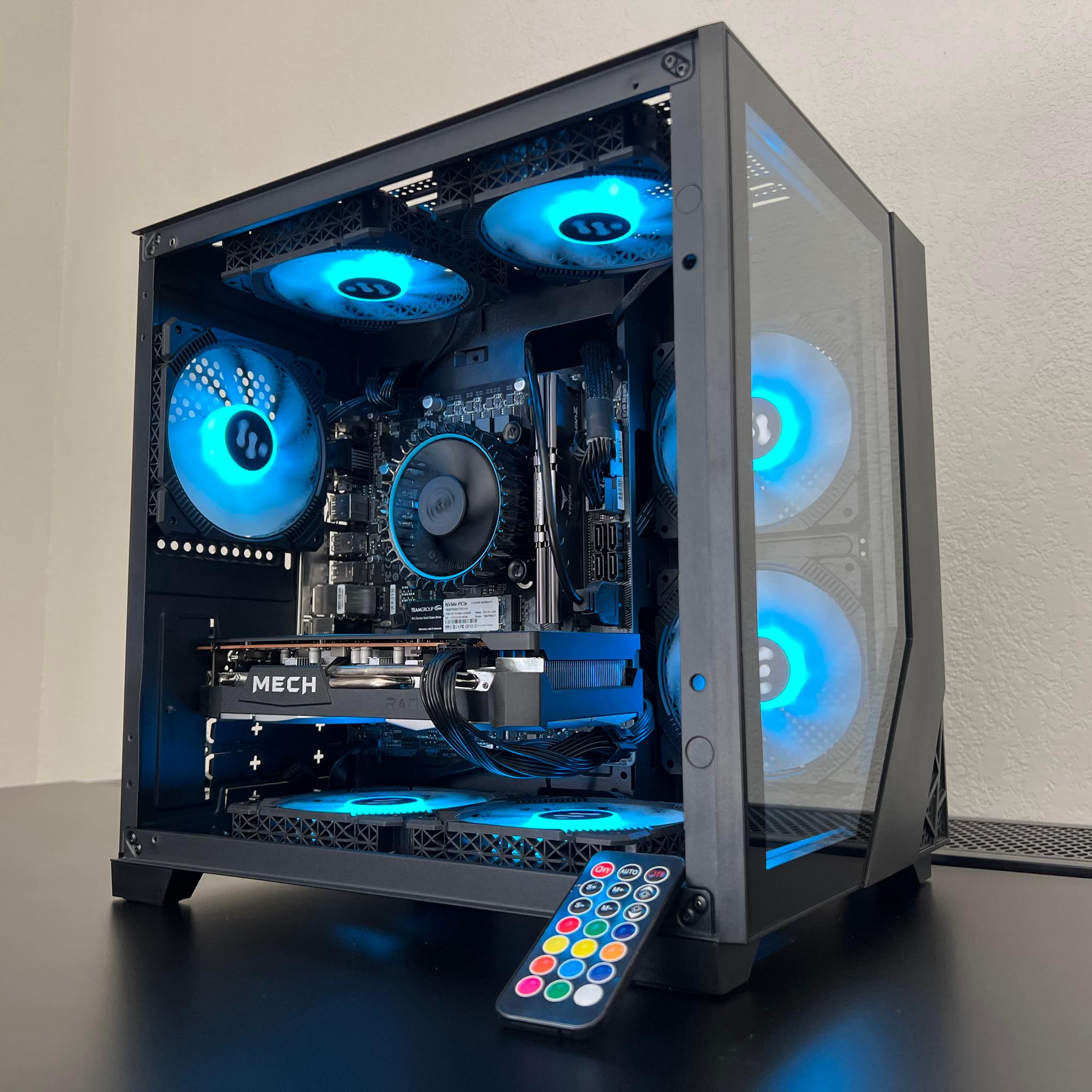 Gaming PC w/ MSI RX 6600 MECH, i3-12100F, 16GB DDR4, 1TB SSD, Windows 11