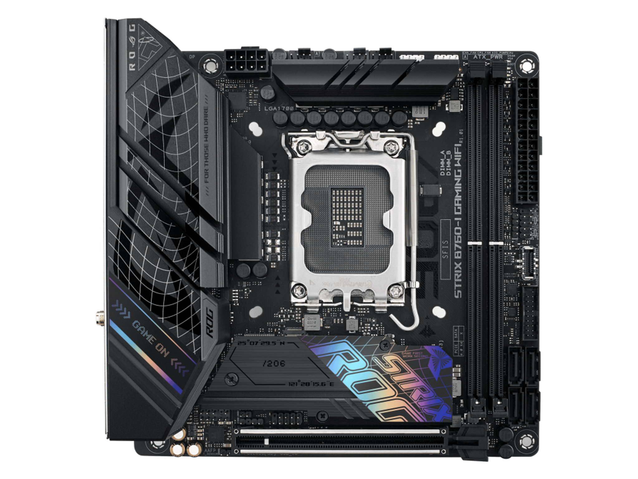 ASUS ROG STRIX B760-I GAMING WIFI Intel LGA 1700 B760 MicroATX Desktop Motherboard A
