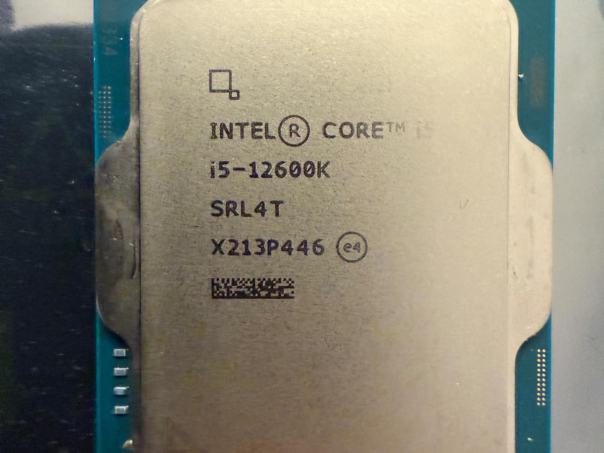 Intel core I5 12600K