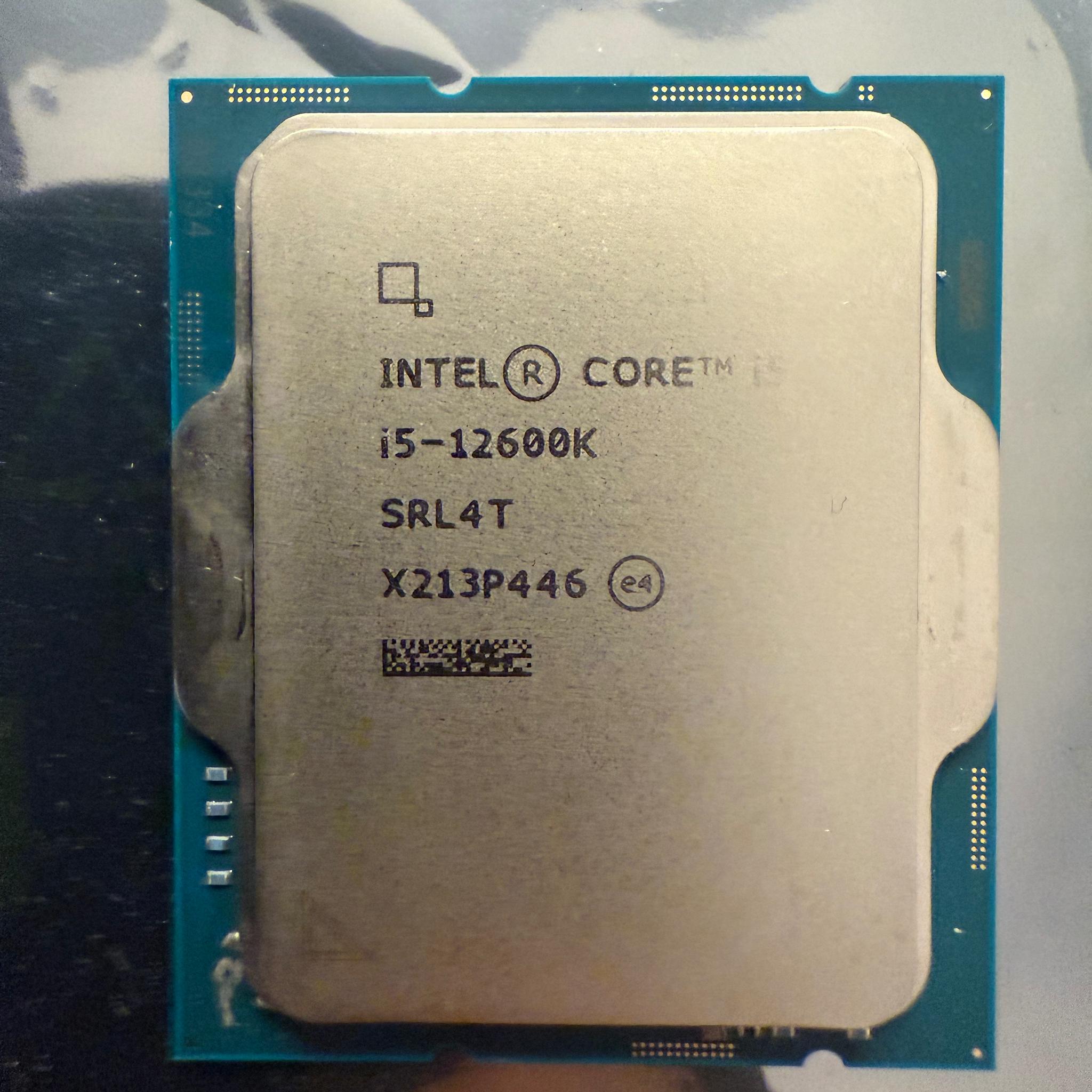 Intel core I5 12600K