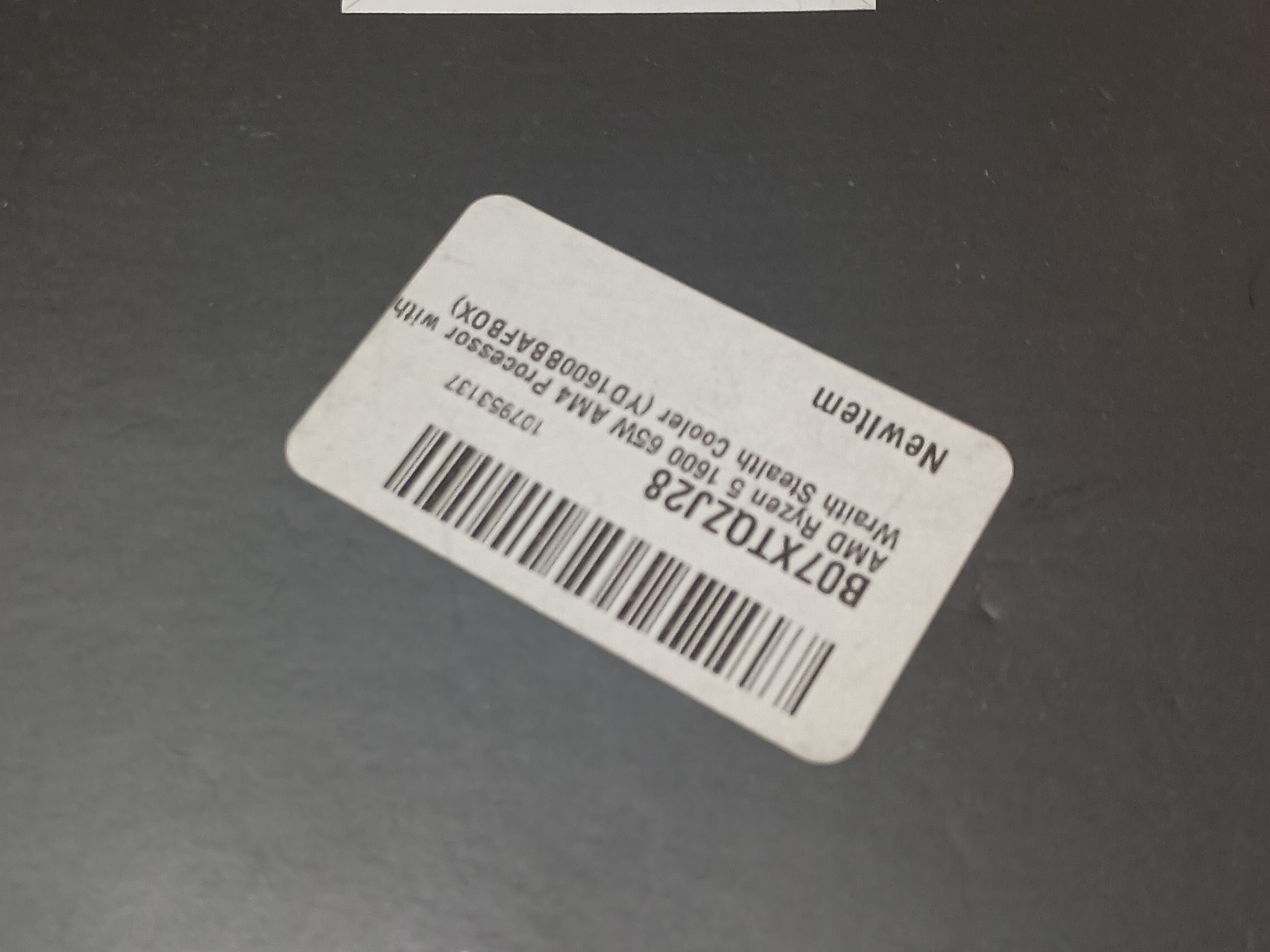 Ryzen 5 1600 AM4 6-Core 12-Thread 3.2-3.6GHz 65W Processor NEW