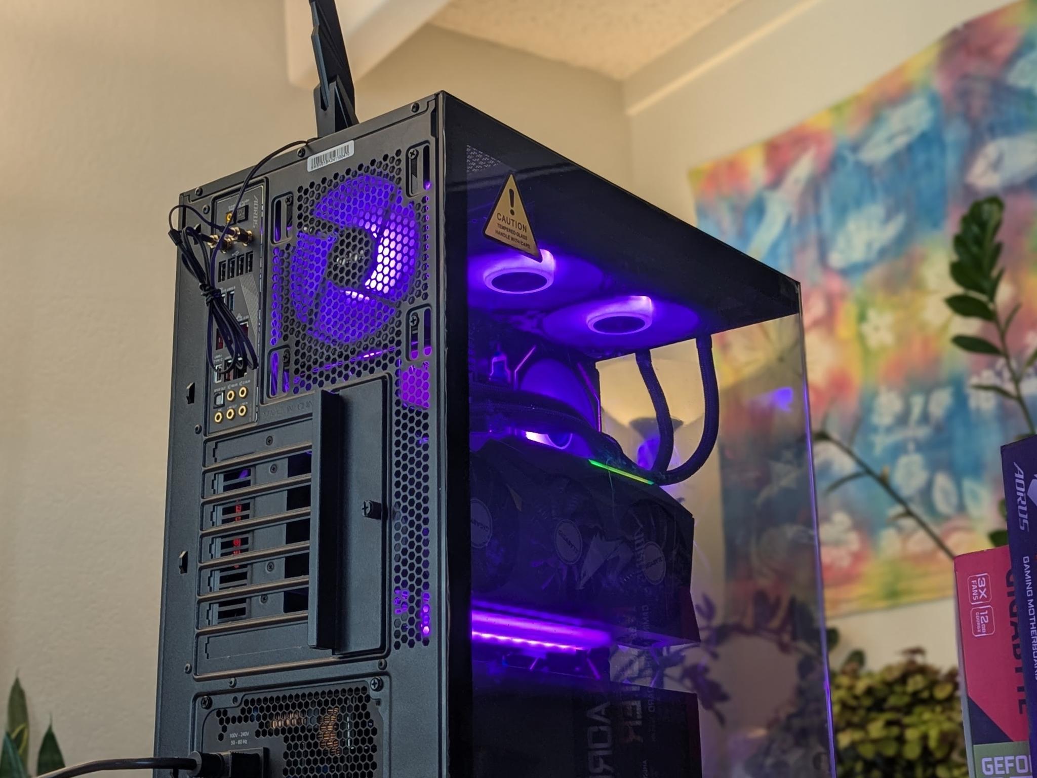 ⚔️ Obsidia – 3080 TI + 5800X3D Gaming Powerhouse | 1440p/4K Monster Build