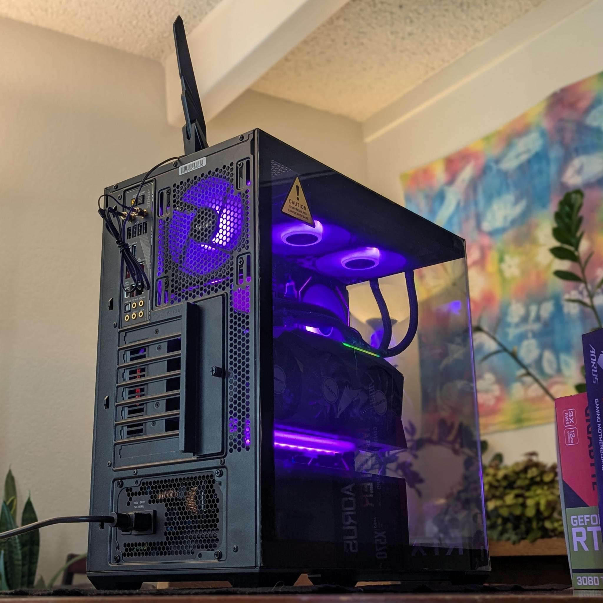 ⚔️ Obsidia – 3080 TI + 5800X3D Gaming Powerhouse | 1440p/4K Monster Build