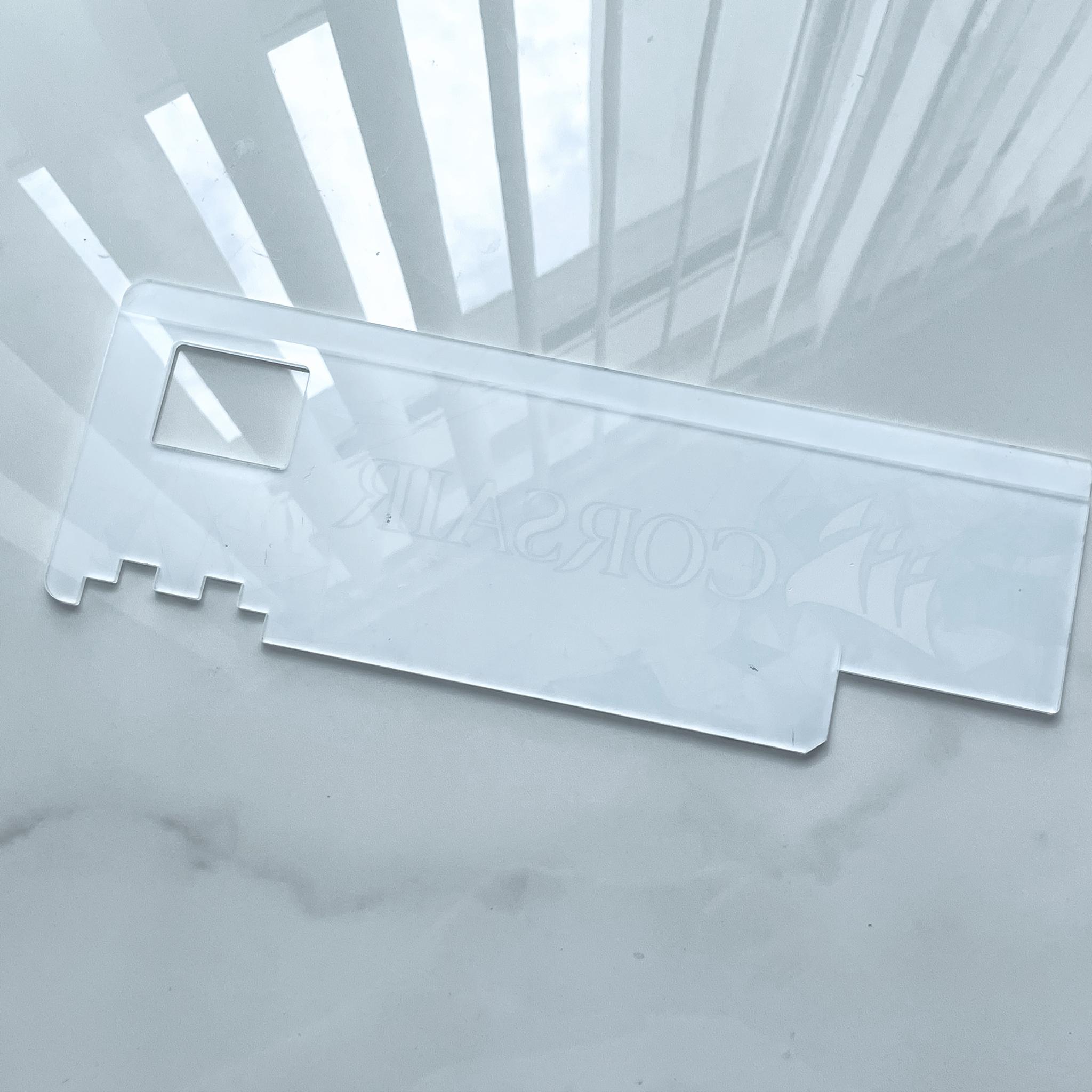 V1 Tech Custom Corsair Themed GPU Backplate for Gigabyte 3080/3080 Vision