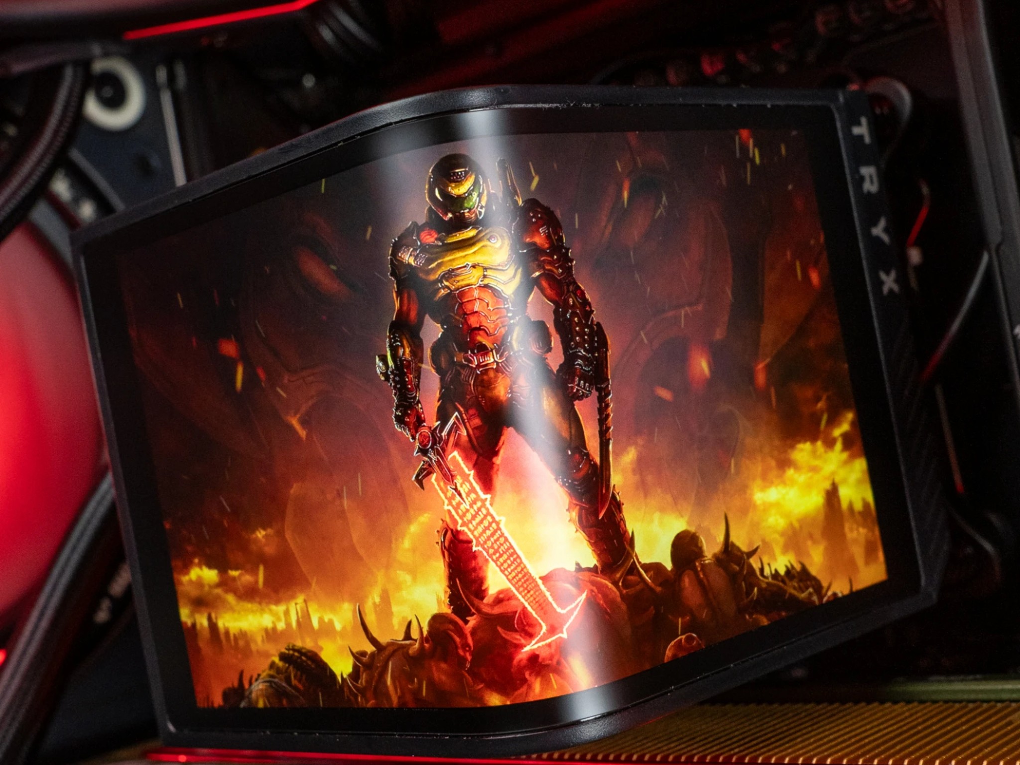 "Hellraiser" - High End Doom Themed Gaming PC - RTX 5080 - Ryzen 7 9800X3D - 64GB RAM - 2TB SSD