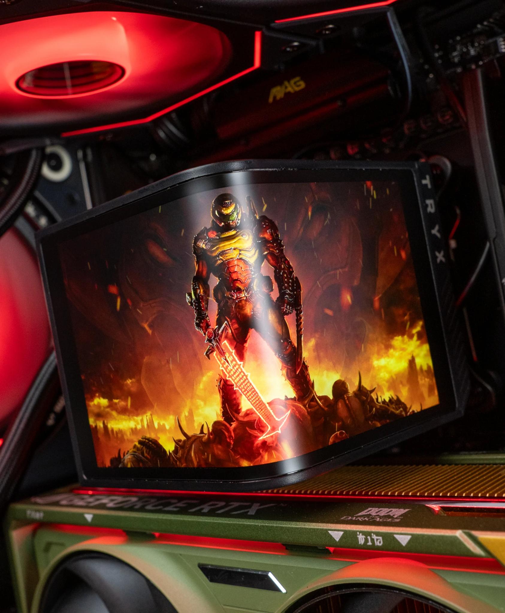 "Hellraiser" - High End Doom Themed Gaming PC - RTX 5080 - Ryzen 7 9800X3D - 64GB RAM - 2TB SSD