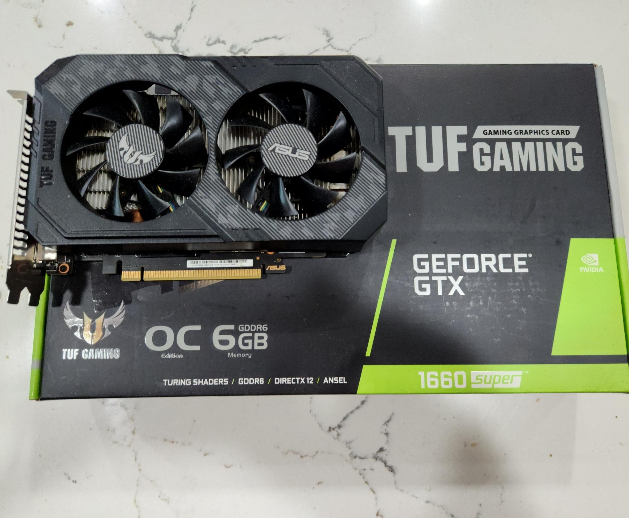 Asus Tuf Gaming 1660 Super OC 6gb GDDR6
