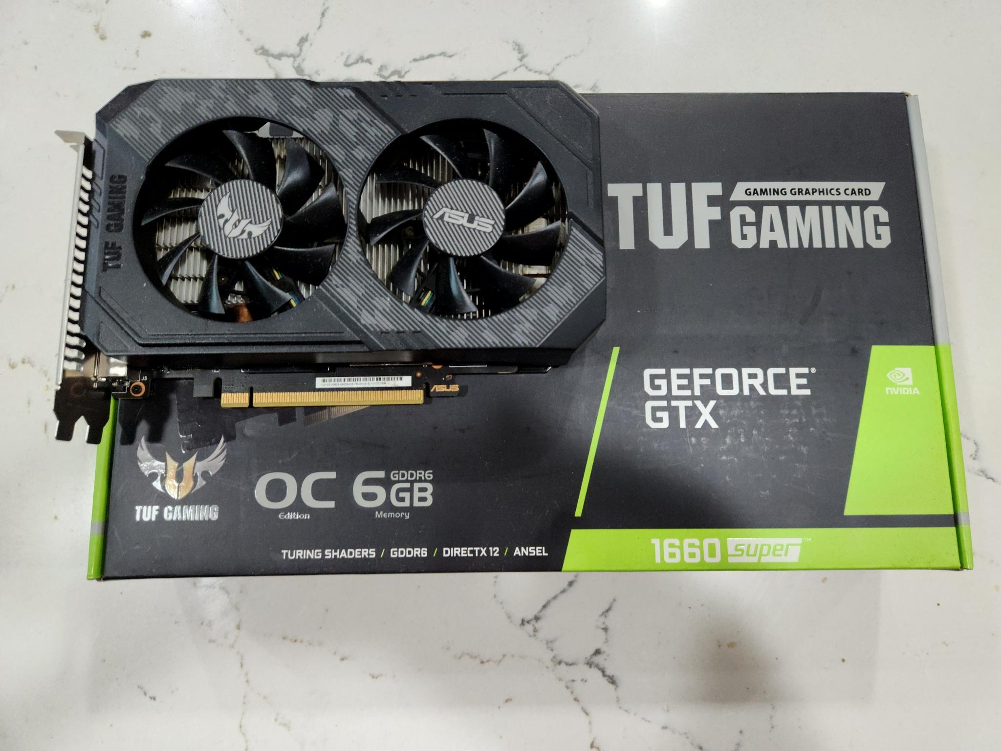 Asus Tuf Gaming 1660 Super OC 6gb GDDR6