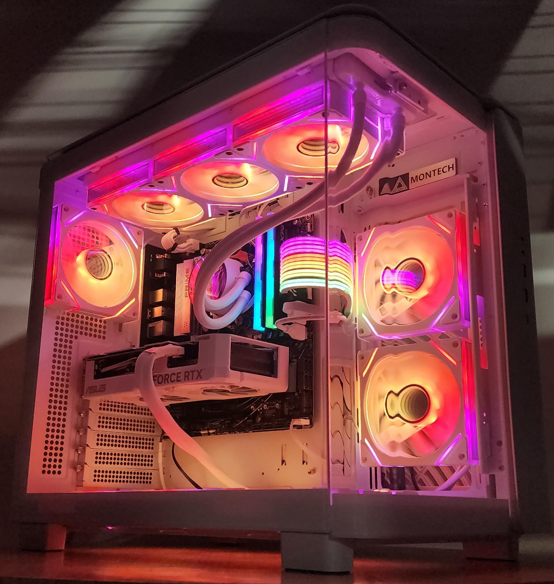 Gaming PC Ryzen 7 7800X3D 32GB RAM 1TB SSD RTX 4070 SUPER 12GB Windows 11 Computer
