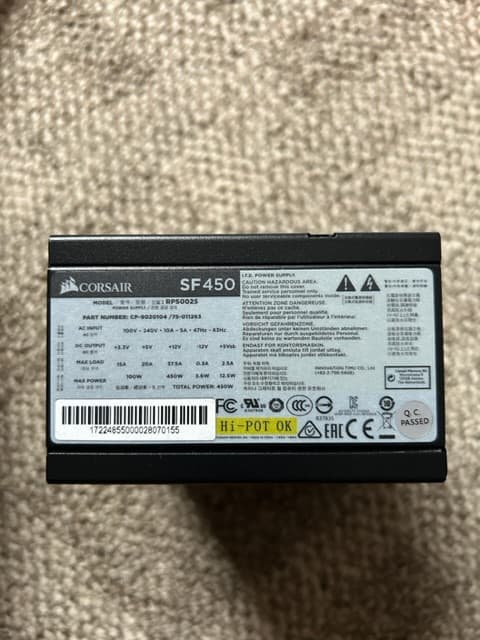 Corsair SF450 80+ Gold Certified