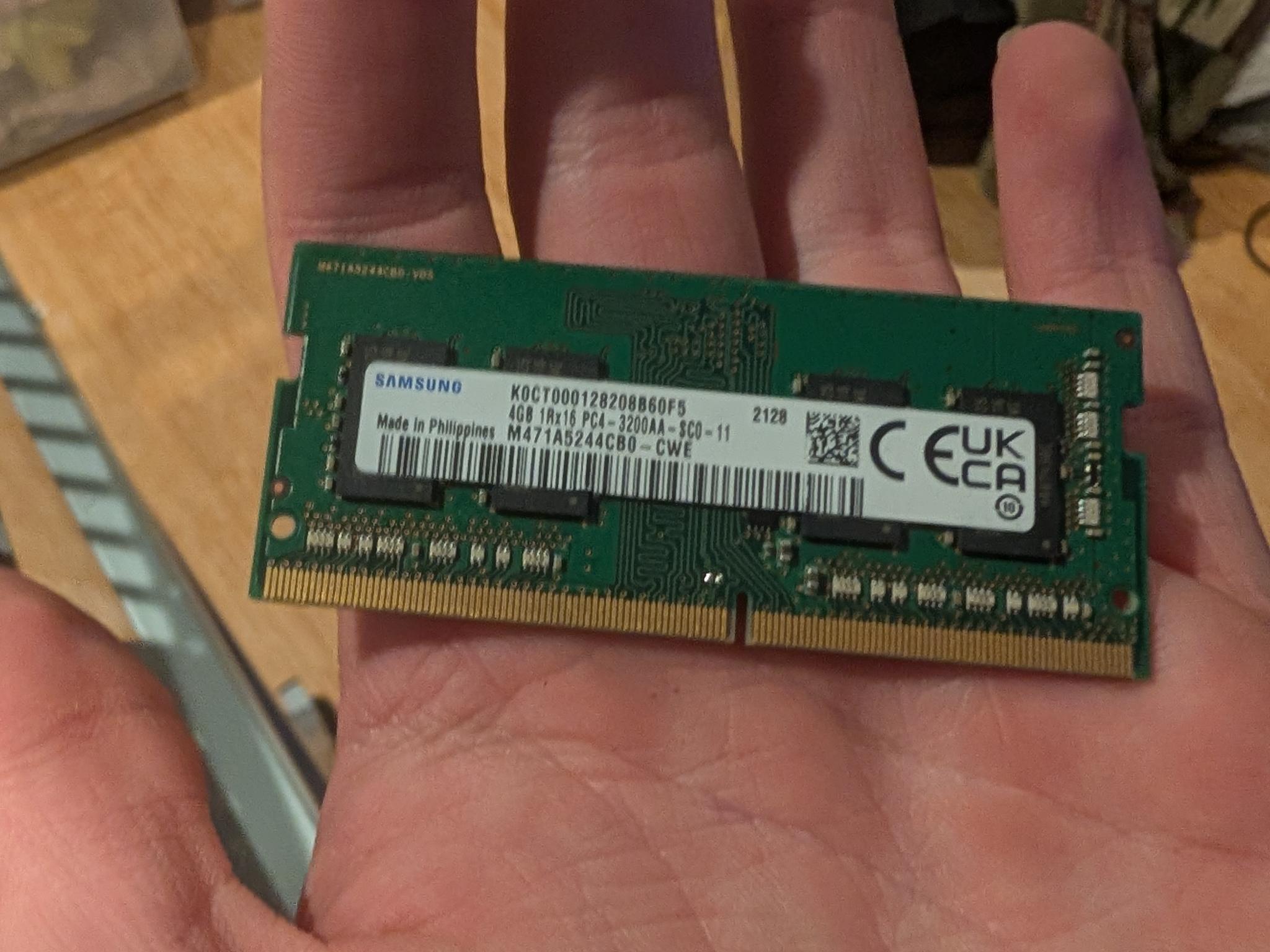 4gb 3200 MHz cl16 ddr4 sodium