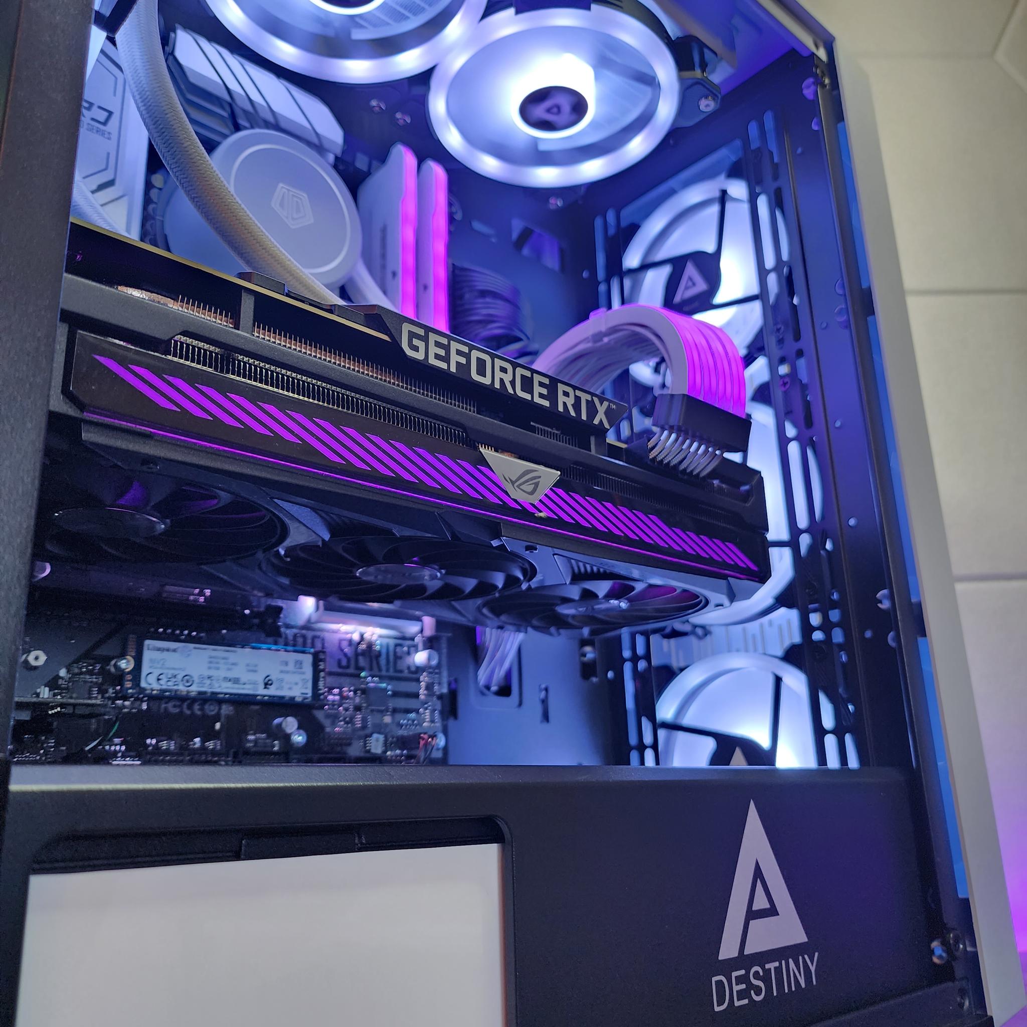🤍💜💙 ROG RTX 3070 // Intel Core i7 10700 // Corsair Vengeance 32GB 3600MHz // Kingston 1TB NVMe