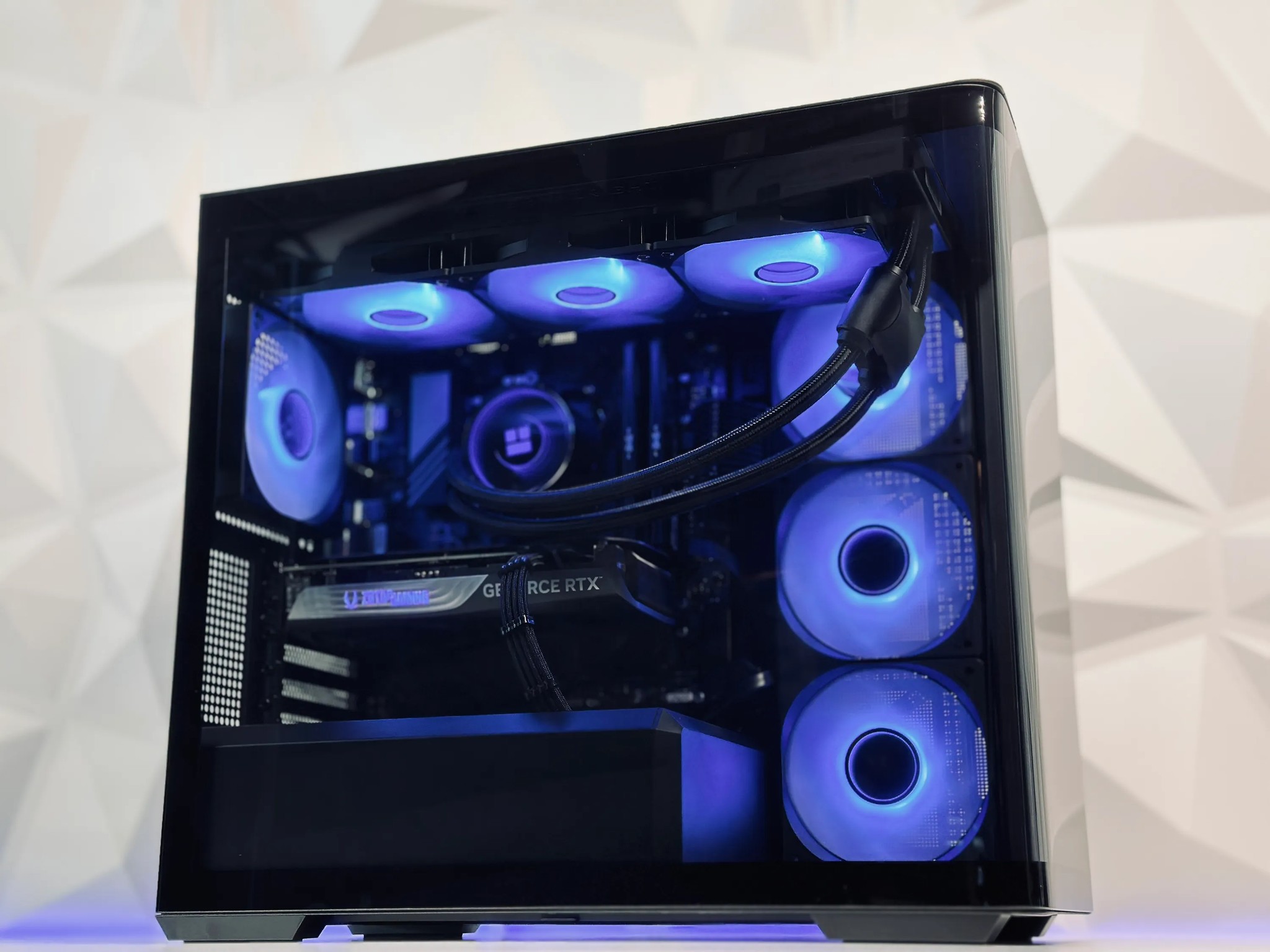 🌌🌑Dark Nebula🔭Liquid Cooled Gaming PC🔭Nvidia RTX 4070 Super 12GB🔭Ryzen 5 7600X🔭32GB DDR5🔭1TB