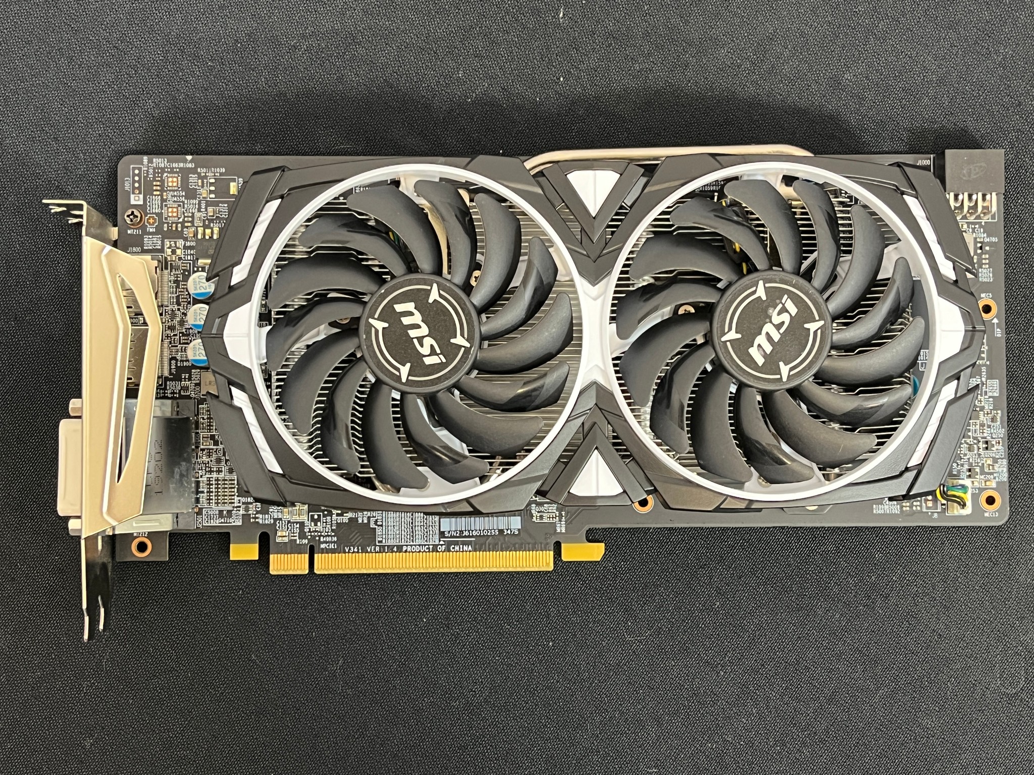 MSI Radeon RX 580 4GB ARMOR OC