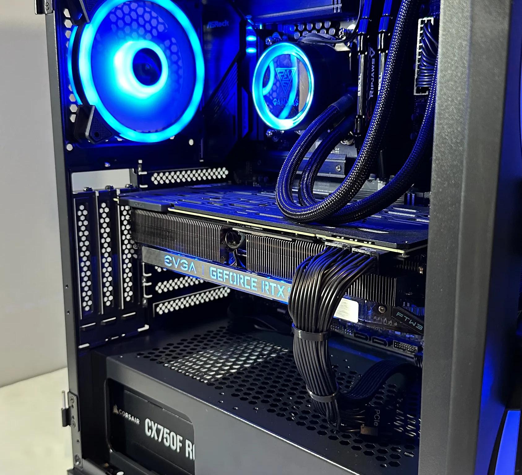 RTX 2080Ti 11GB | INTEL i5-12400F | 32GB RAM | 1TB SSD | Custom RGB Gaming PC WIFI WIN10