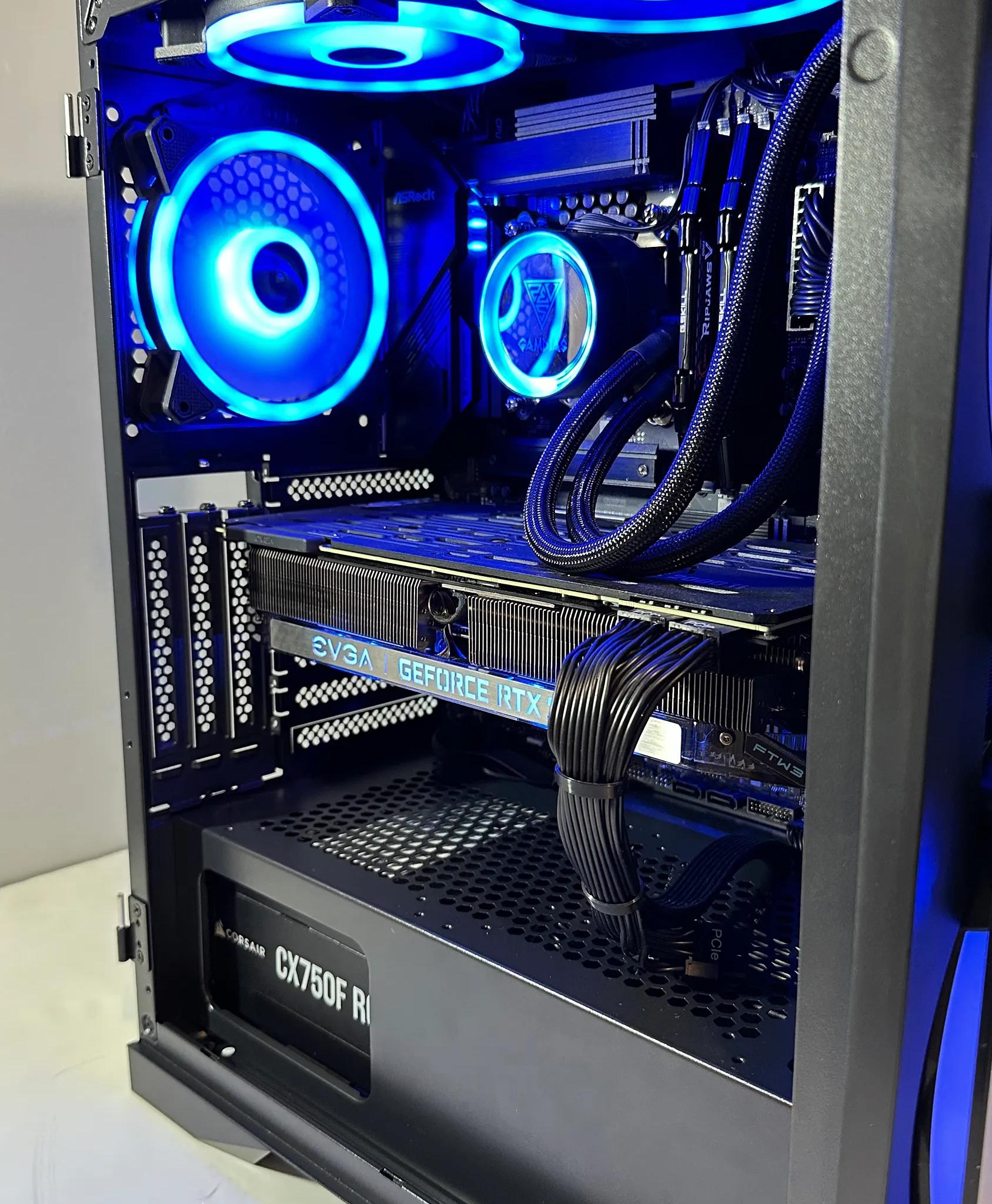 RTX 2080Ti 11GB | INTEL i5-12400F | 32GB RAM | 1TB SSD | Custom RGB Gaming PC WIFI WIN10