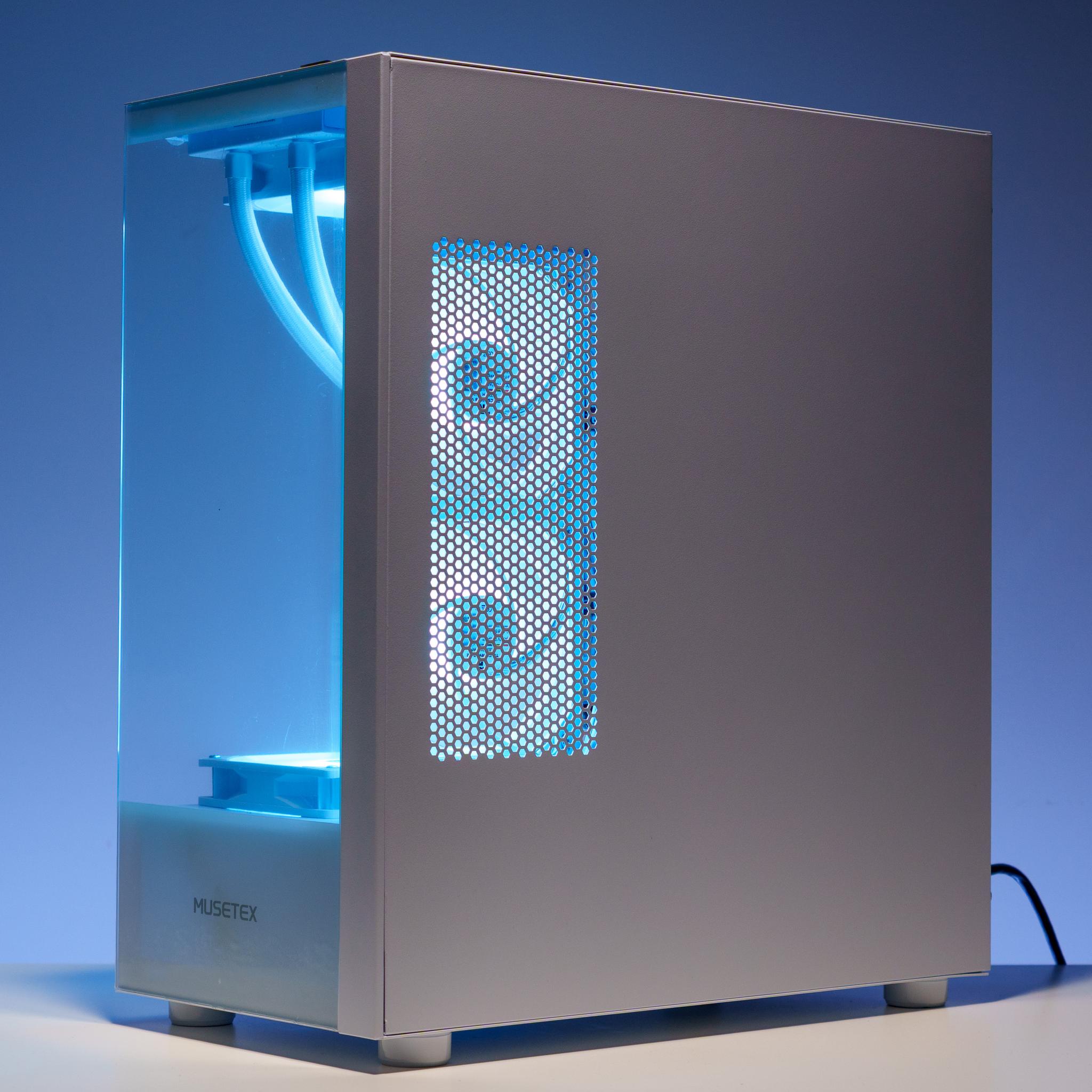 All White Gaming PC 9600x | 9060 XT 16GB | 32GB DDR5 RAM | Samsung 1TB m.2