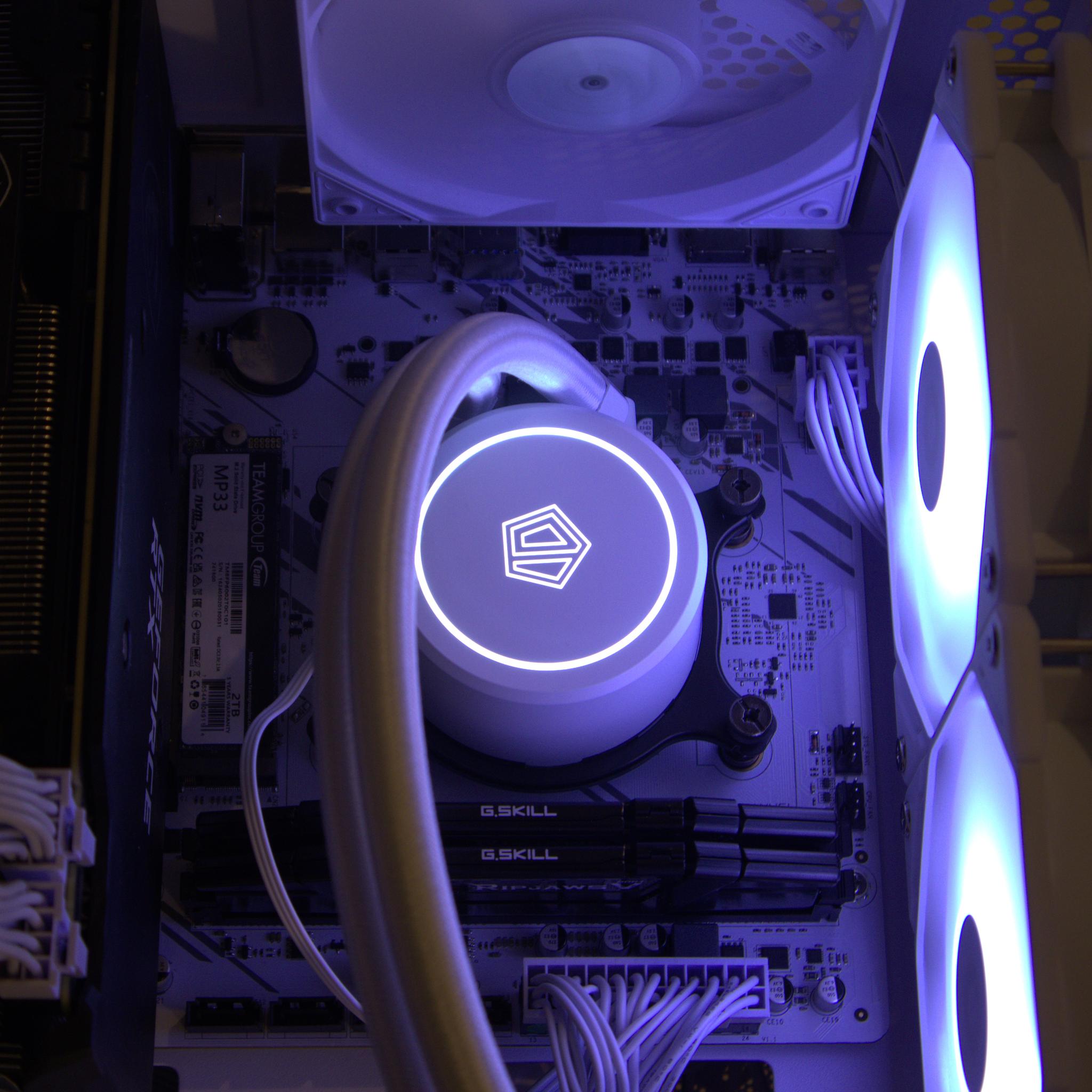 WHITE GAMING PC | RTX 3070 8gb | Ryzen 5 5600gt | 32 gb DDR4 Ram | 2 tb NVME SSD | Windows 11 + WIFI