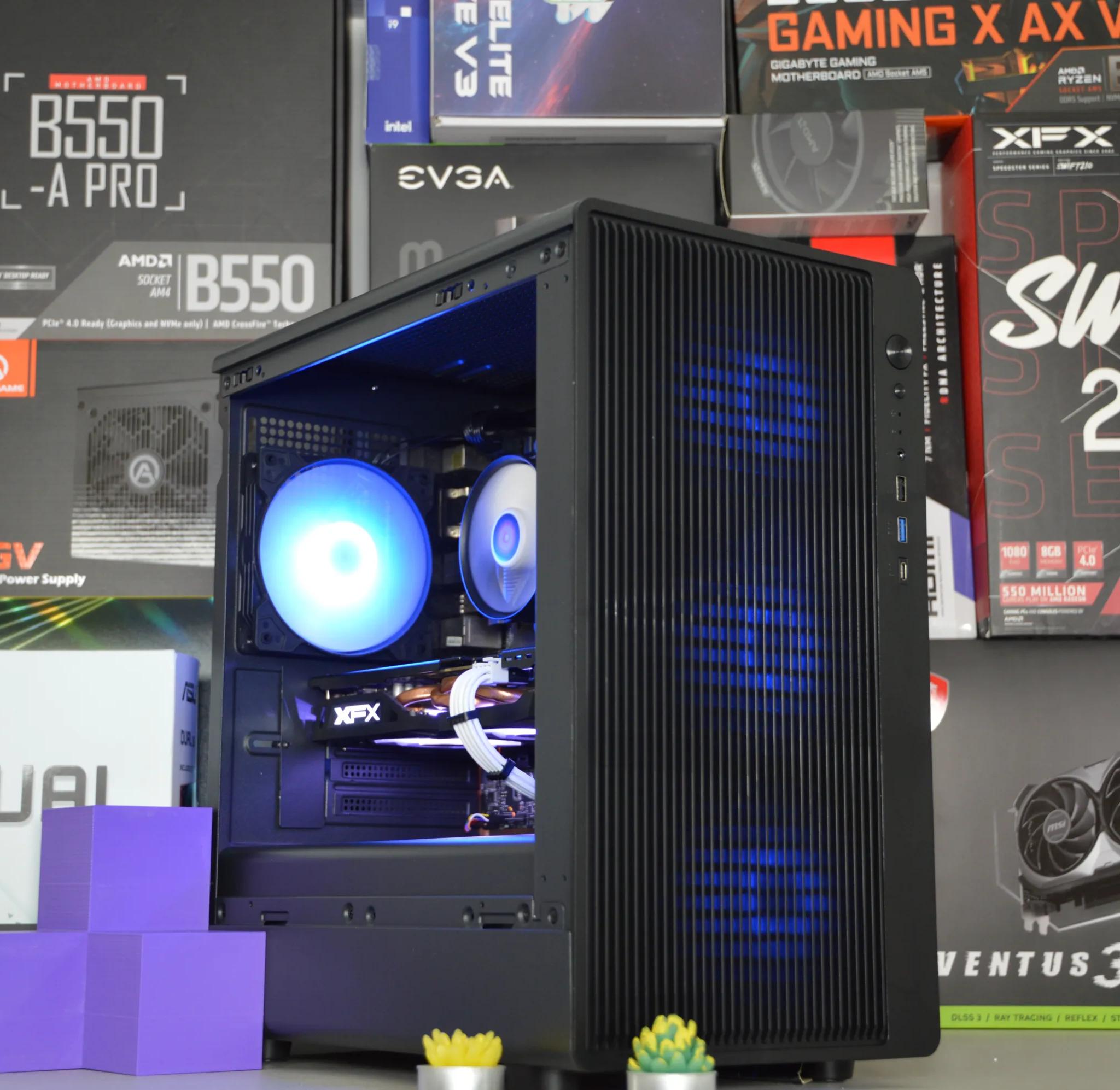 🏙️ BUDGET GAMING PC🏙️| RX 480 8GB | RYZEN 5 1500X | 16GB DDR4 RAM | 512GB NVME SSD | Blue Skies |