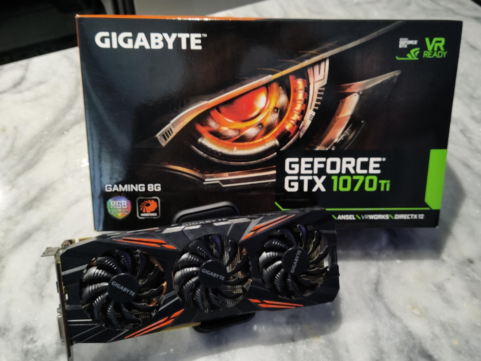 Geforce GTX 1070Ti Gigabyte Gaming 8G