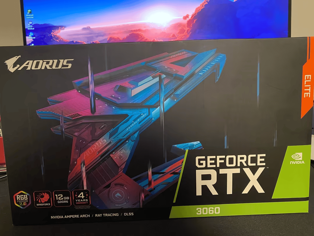 GIGABYTE AORUS GeForce RTX 3060 ELITE - Basically new