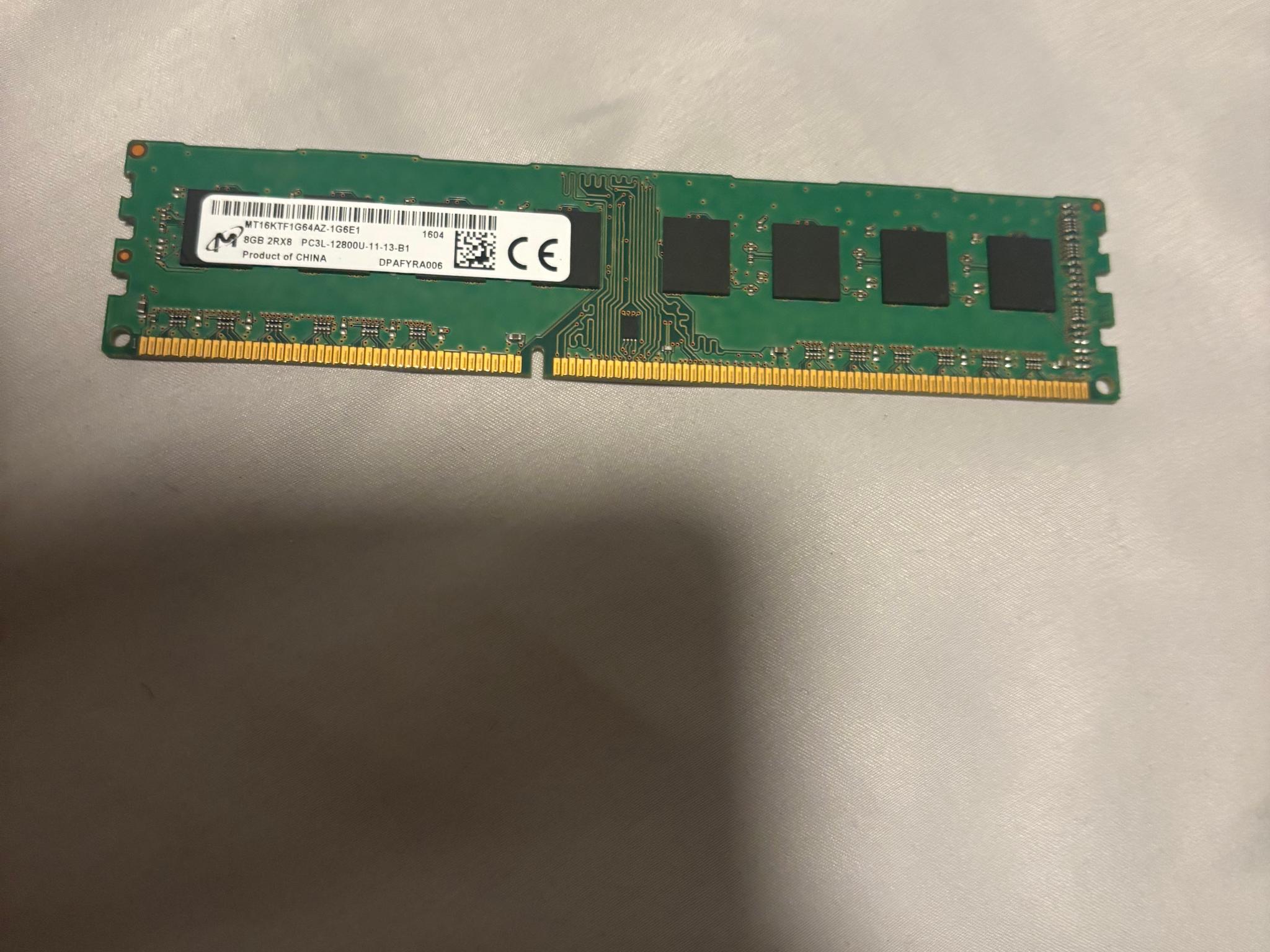 8GB ddr3 ram
