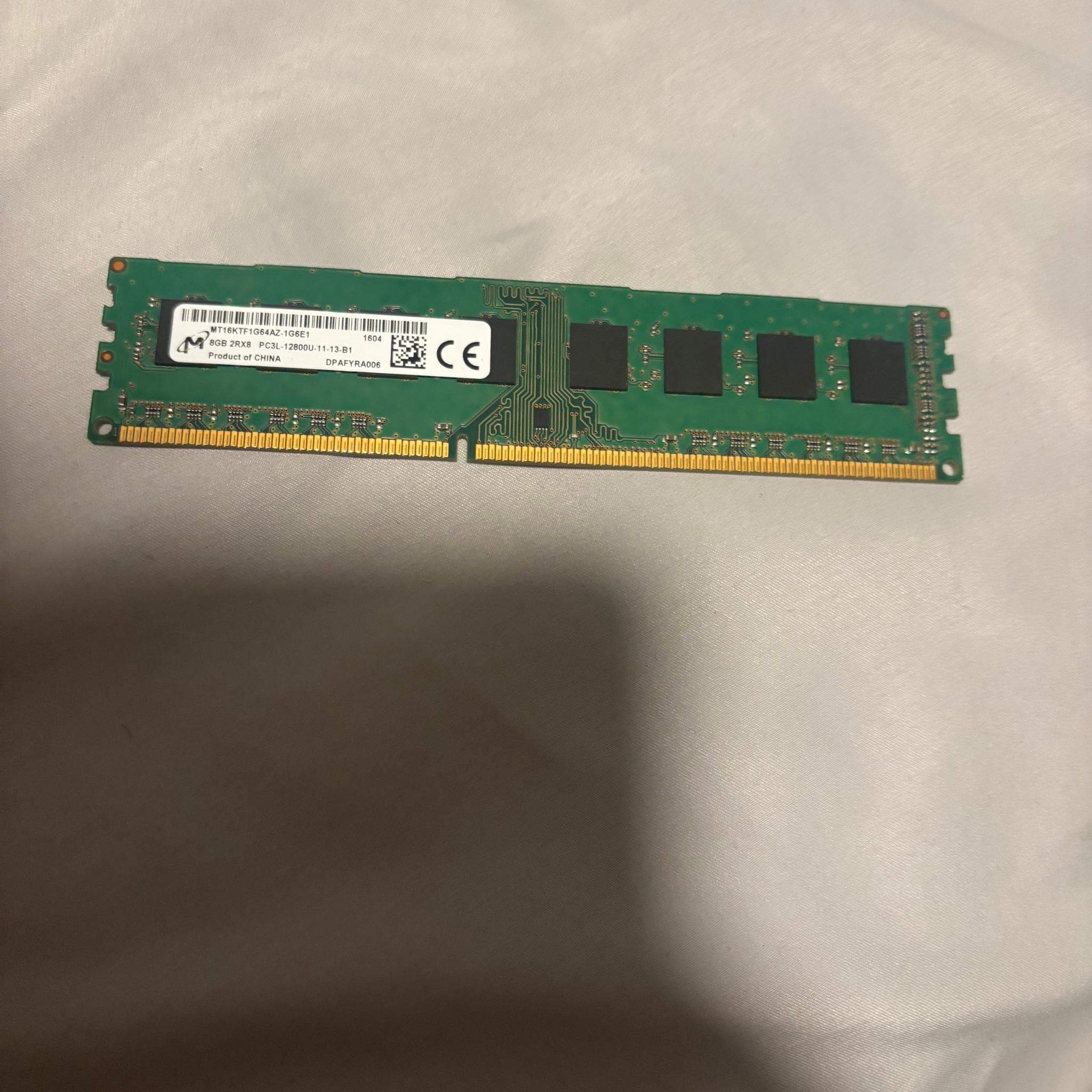 8GB ddr3 ram