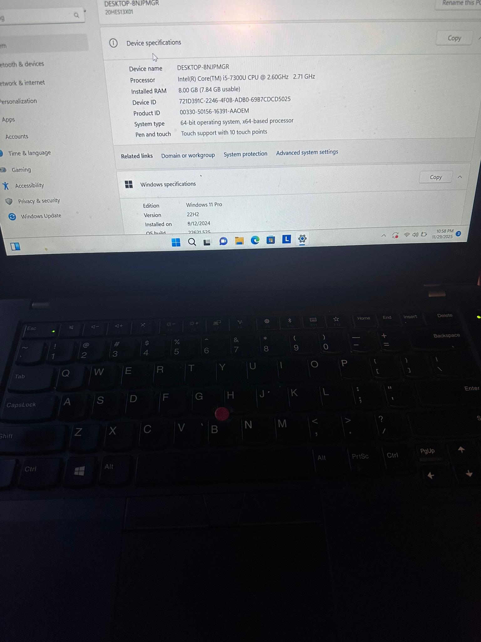 T470 Laptop (ThinkPad) - Type 20HE