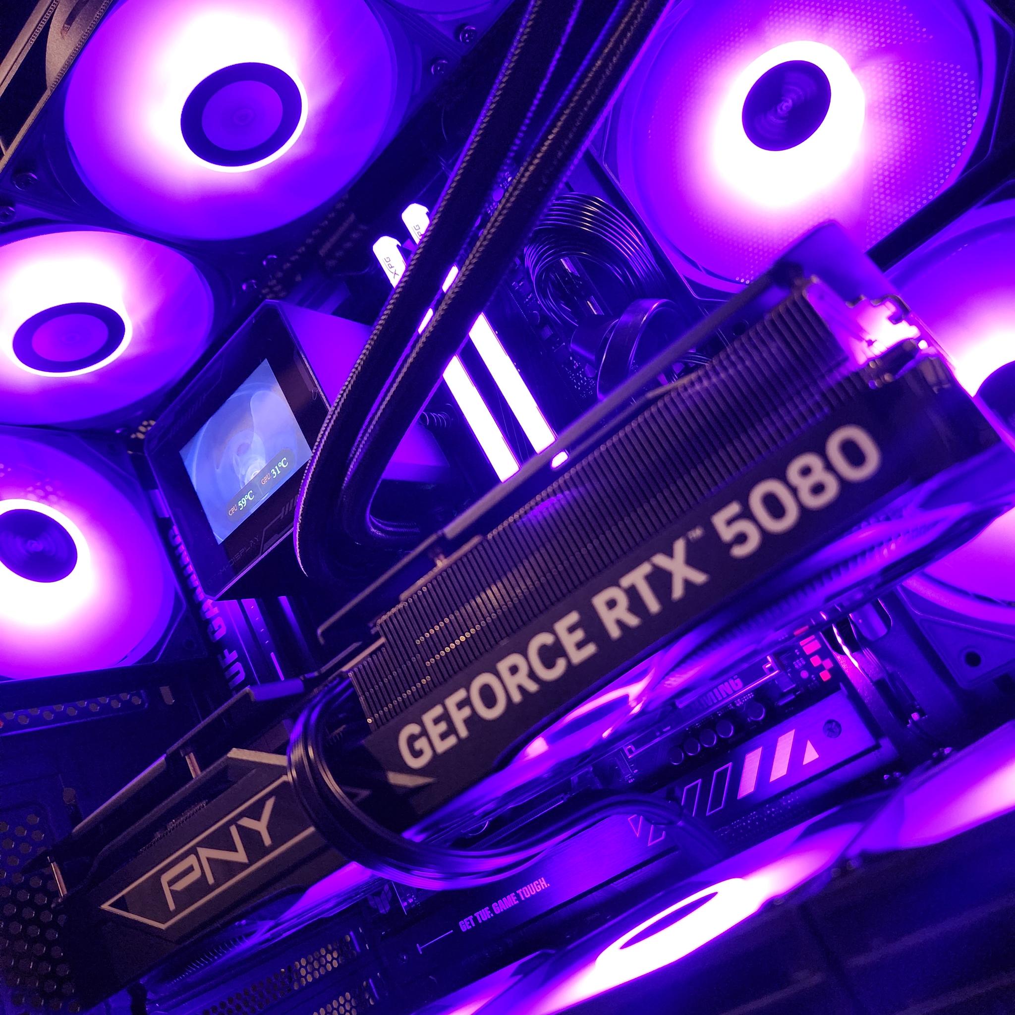 RTX 5080 / Ryzen 7 7800X3D / 32GB DDR5 RAM / 1TB NVMe SSD