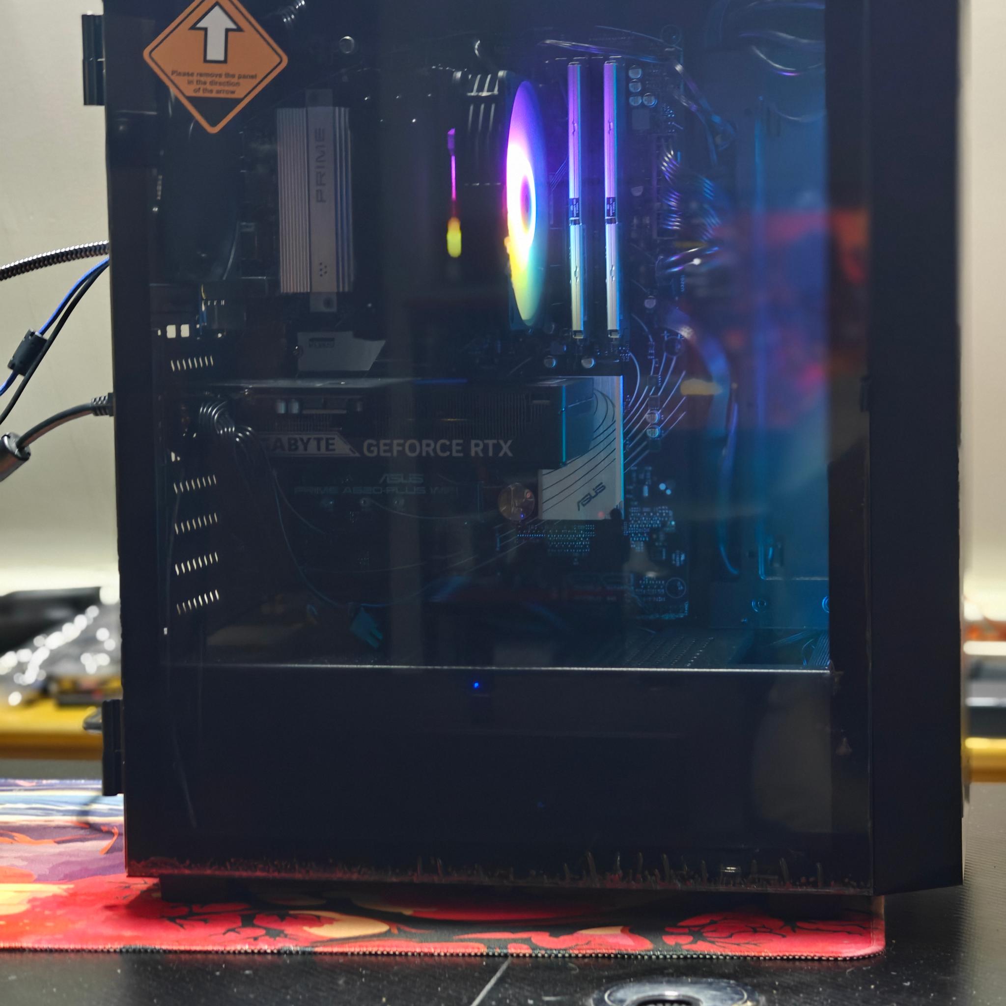 BNAB 1080P/1440P GAMING PC|AMD RYZEN 5 8400F|32GB DDR5 6000|NVIDIA RTX 5060|1TB SSD|WINDOWS 11 PRO