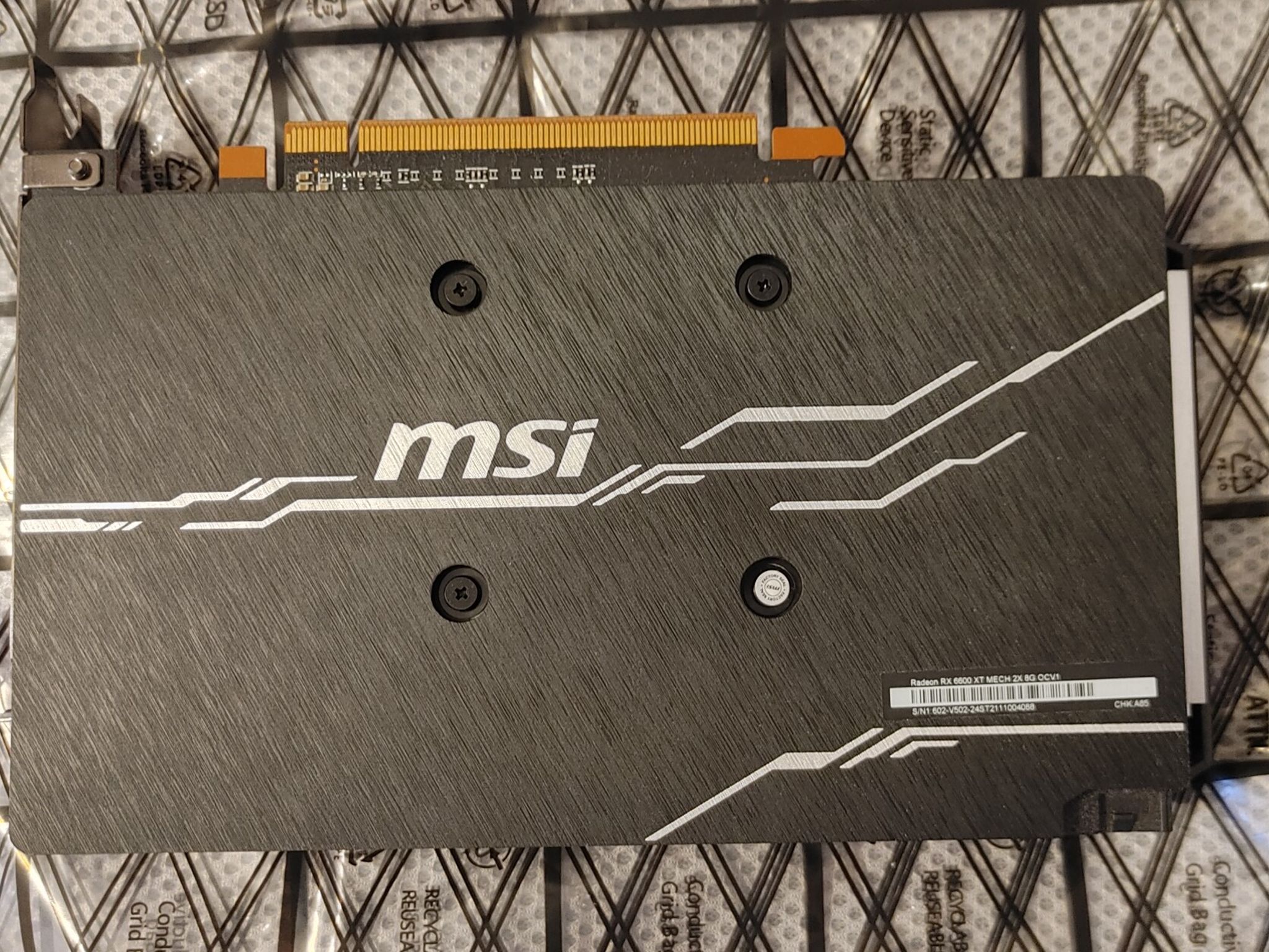 MSI Mech AMD Radeon RX 6600 XT 8G 2x OC GPU