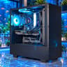 🌊🌐 AQUA CORE Gaming PC | RTX 4070 | Ryzen 7 5800X | 24GB DDR4 | 500GB NVME + 1TB HDD