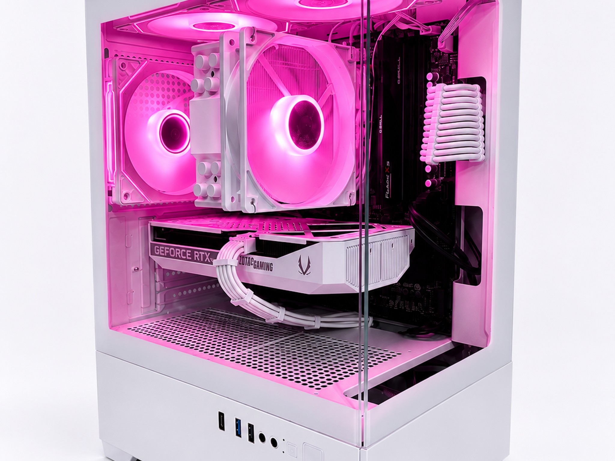 White 1440p Gaming PC | Ryzen 5 7500X3D | RTX 5060Ti | 16GB DDR5 | WiFi