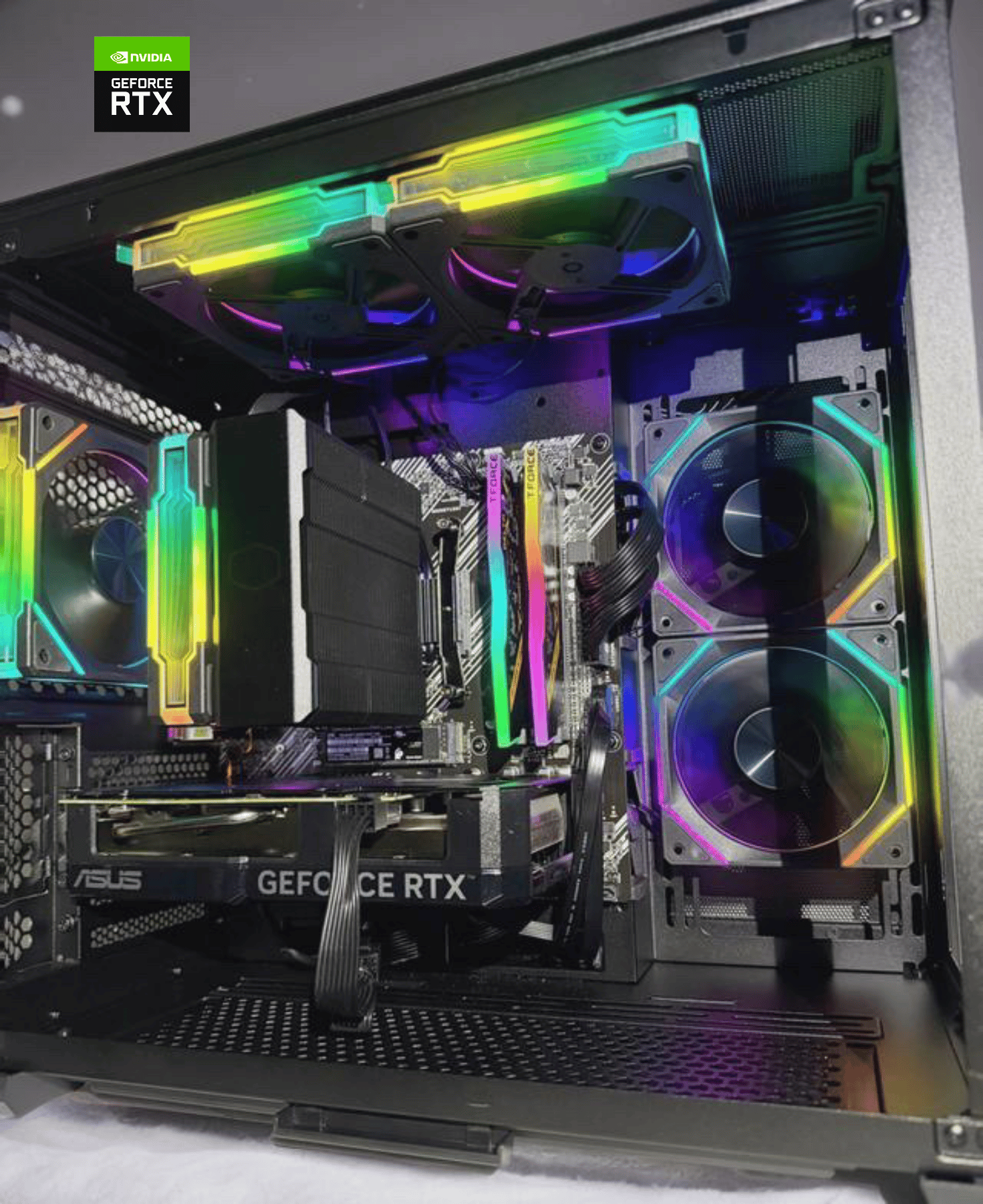 GLACIER GAMER🧊| RYZEN 5600X | NVIDIA 4060 | 32GB DDR4 | 1TB SSD | BT/WIFI