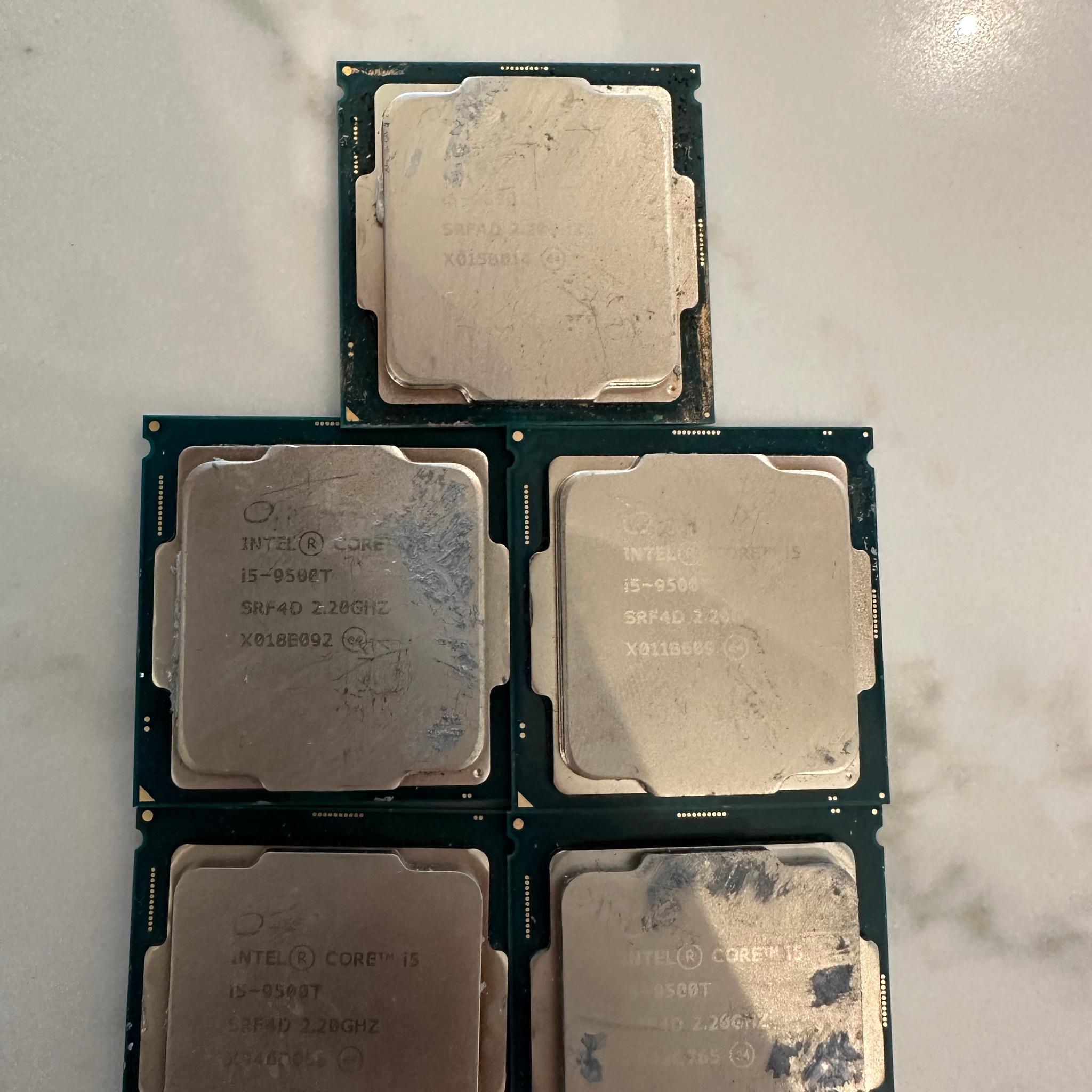 Intel Core i5-9500T 2.20GHz LGA1151 CPU - Tested Working (Lot of 5)